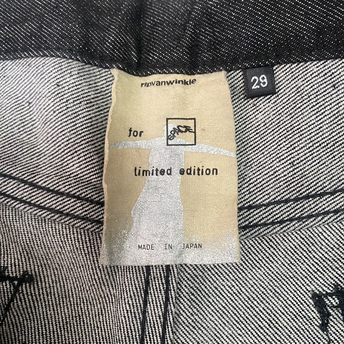 RIPVANWINKLE RIP VAN WINKLE Denim Flare Jeans Black Size US 29 - 19 Thumbnail
