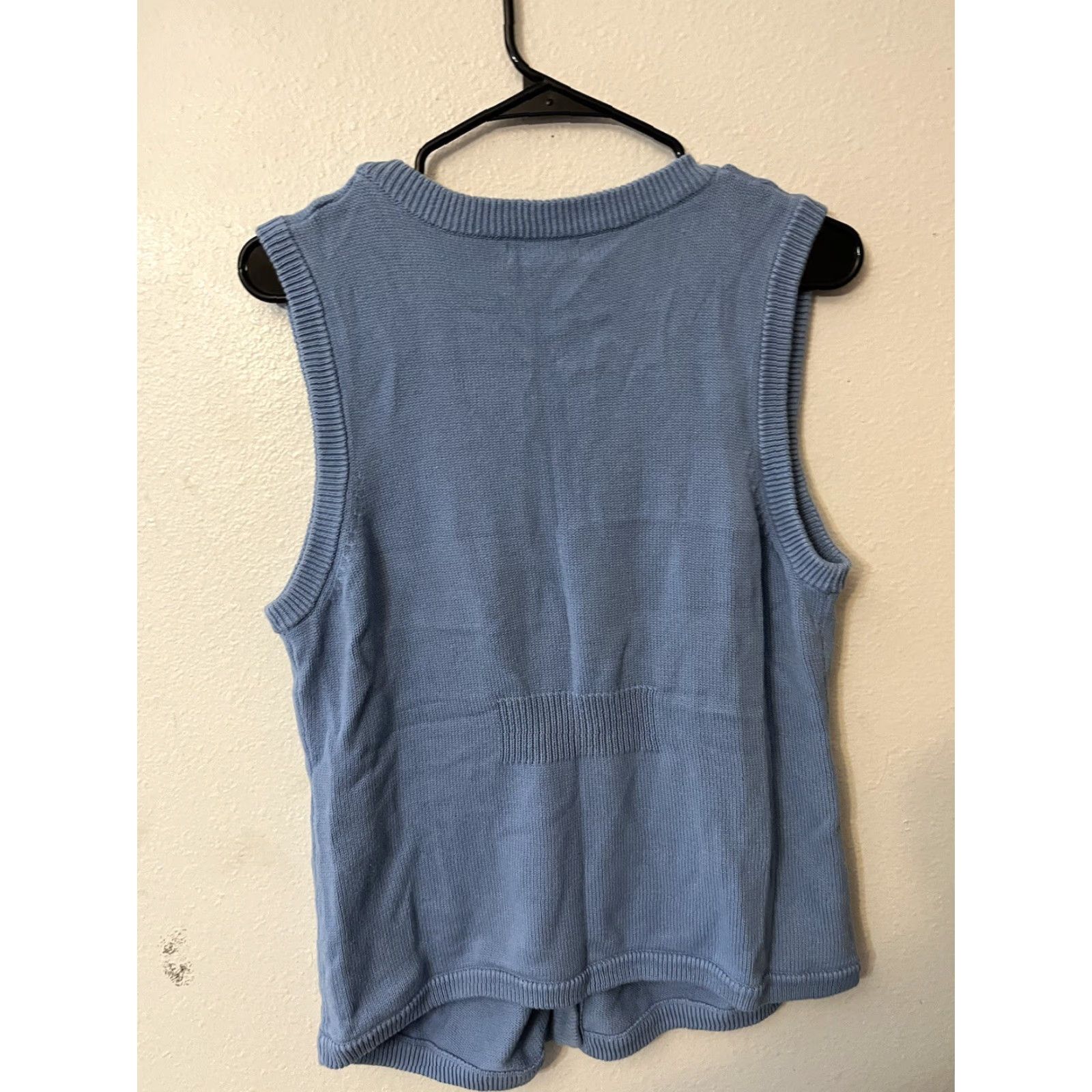 Orvis VINTAGE Orvis Button Vest Sweater 100% Cotton Blue Size M USA Mens Size US M / EU 48-50 / 2 - 2 Thumbnail