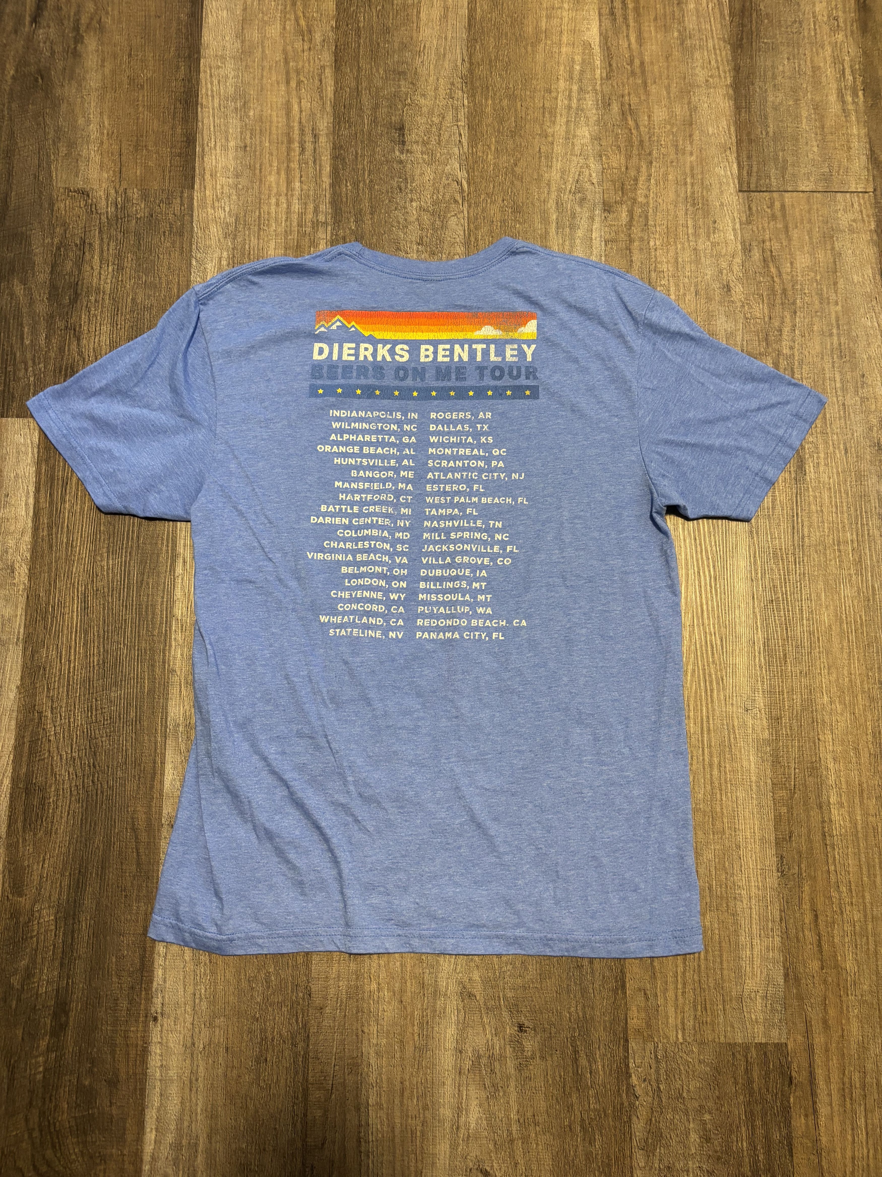 Band Tees Dierks Bentley 'Beers on Me' Tour Tee Shirt Size US M / EU 48-50 / 2 - 3 Thumbnail