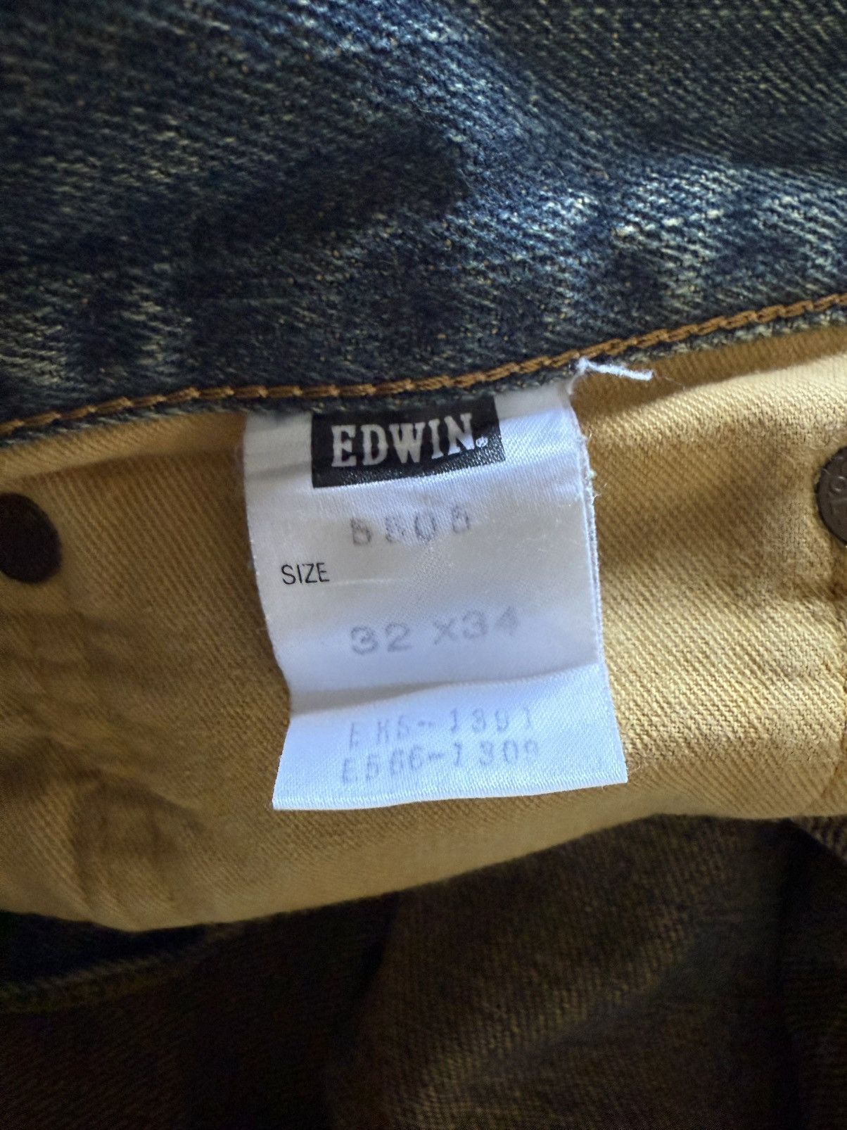 Kapital Vintage Edwin 505 Earthy Mud Wash Selvedge Loose Jeans Size US 32 / EU 48 - 23 Thumbnail