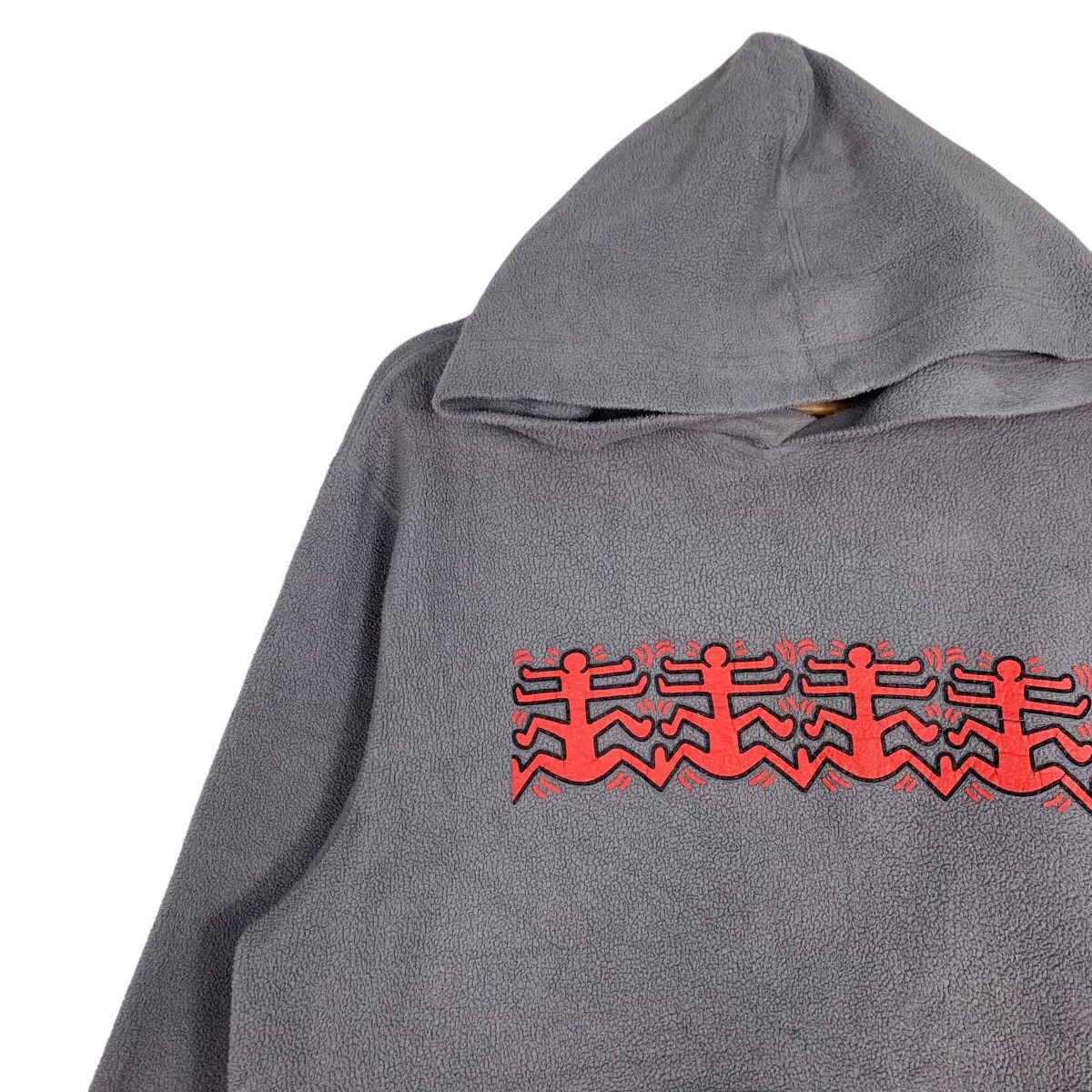 Keith Haring KEITH HARING GRAPHIC PULLOVER FLEECE HOODIES #0397-C18 Size US M / EU 48-50 / 2 - 6 Thumbnail
