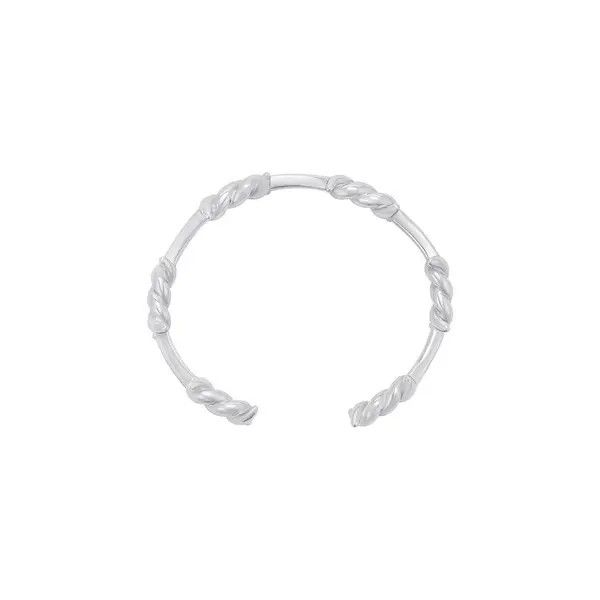 Jewelry Thorn Cuff Silver Chain Bracelet Size ONE SIZE - 5 Thumbnail