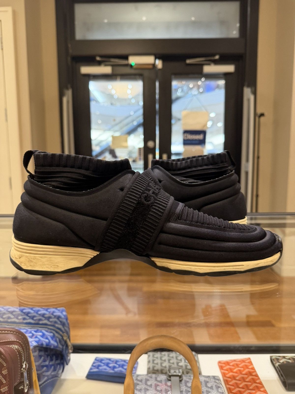 Chanel Chanel Neoprene Sneakers Black Size US 12 / EU 45 - 4 Thumbnail