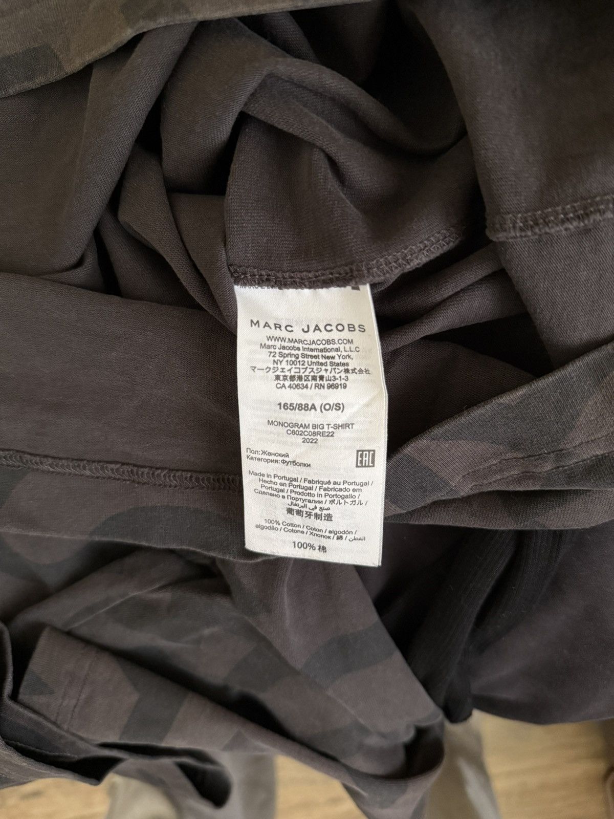 Marc Jacobs Marc Jacobs Monogram T-Shirt Size ONE SIZE - 4 Thumbnail