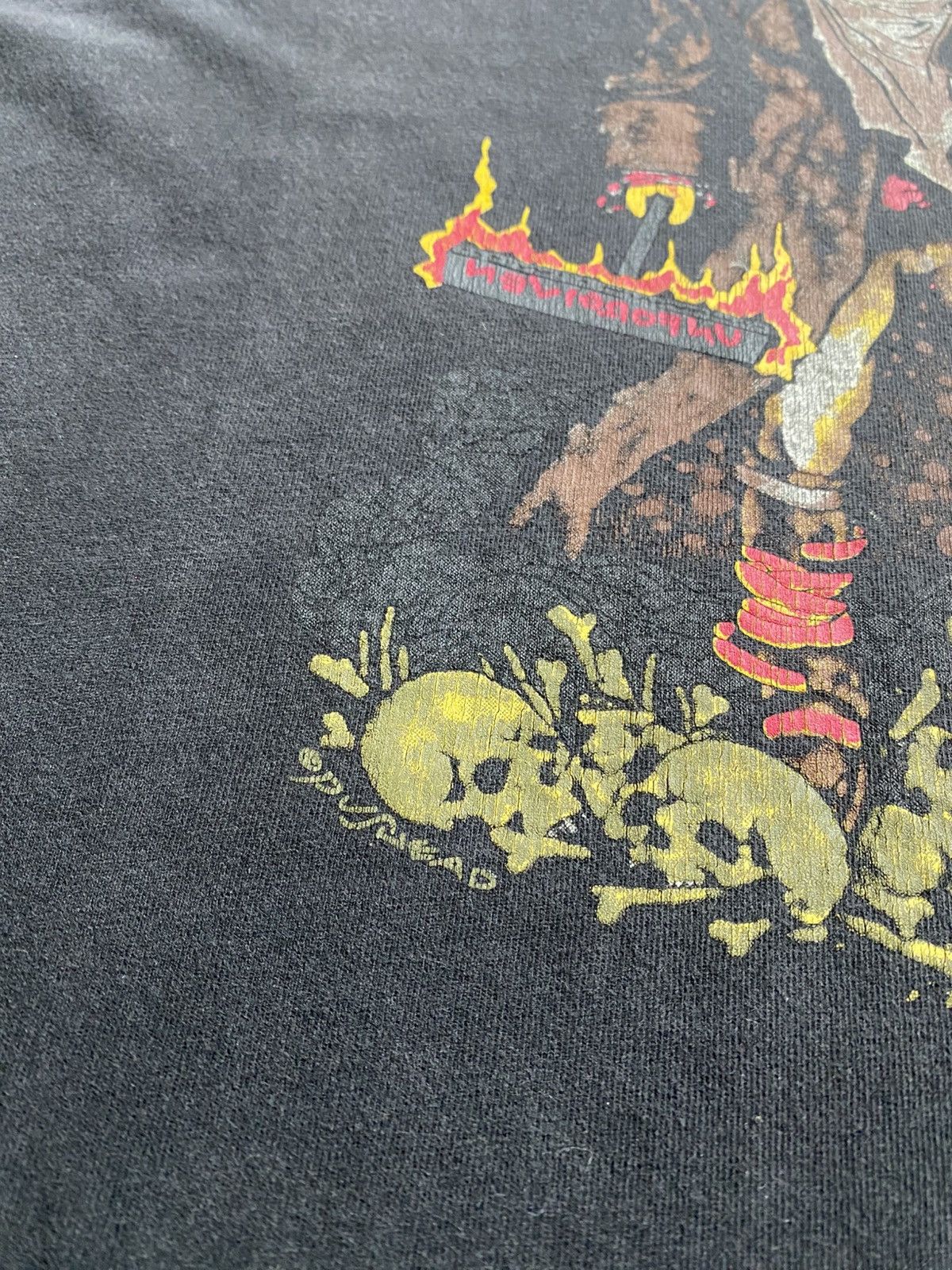 Band Tees × Metallica × Vintage Metallica The Unforgiven Pushead Repro Band Tee Size US M / EU 48-50 / 2 - 3 Thumbnail