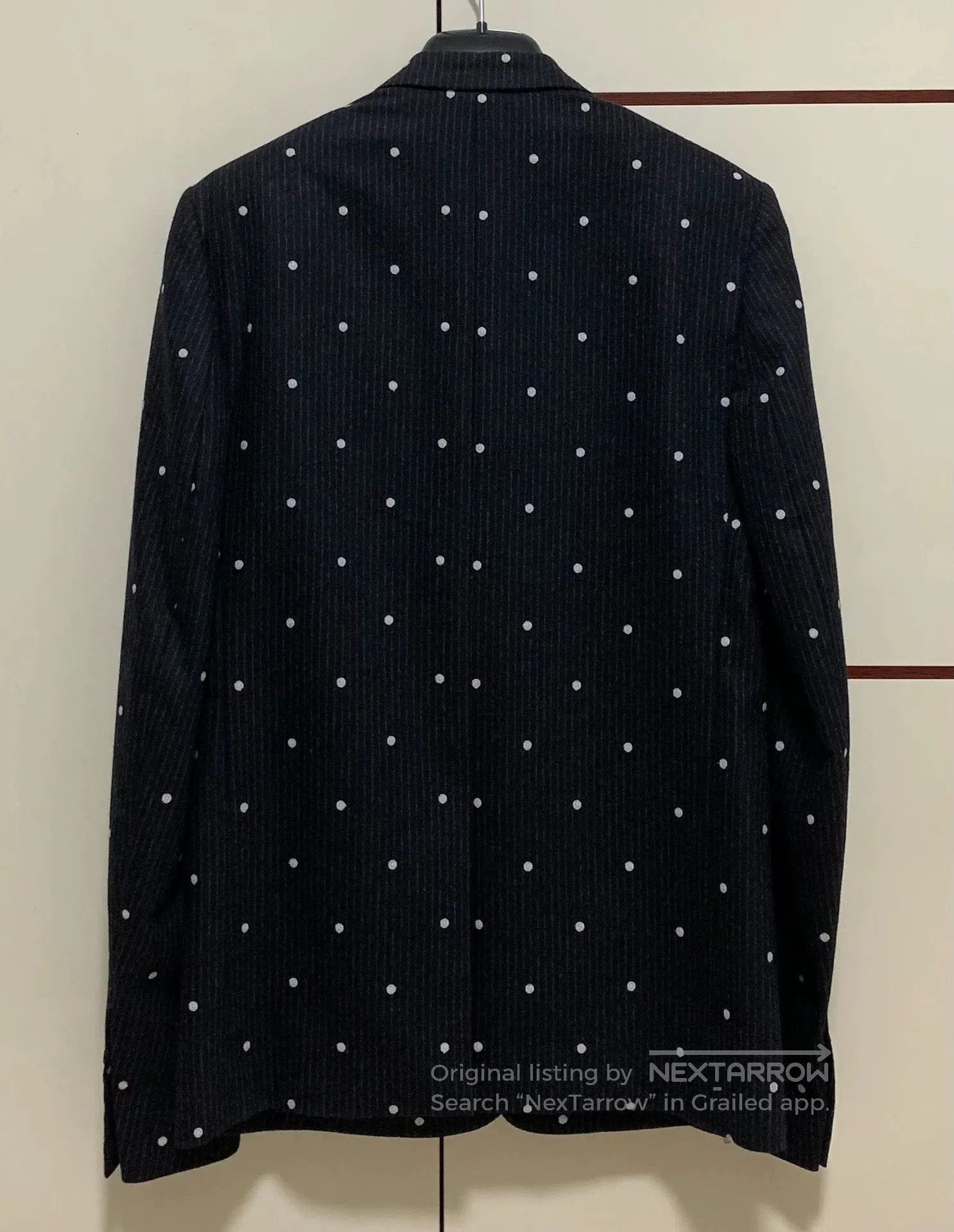 Dior Black Polka Dot Striped Blazer Size S. Size US S / EU 44-46 / 1 - 2 Thumbnail
