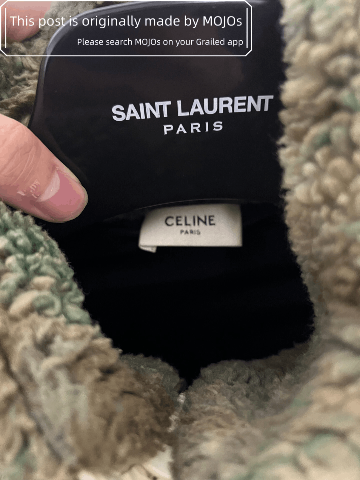 Celine Sz M Celine 23SS Camo Fleece Jacket mojos5571 Size US M / EU 48-50 / 2 - 2 Thumbnail