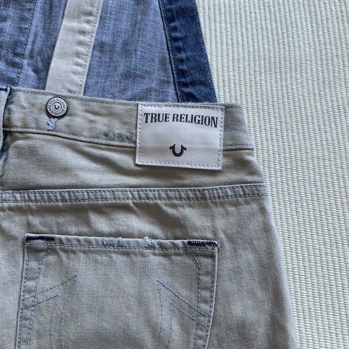 True Religion True Religion Light Spectrum Denim Overall Shorts Size 26" / US 2 / IT 38 - 12 Thumbnail