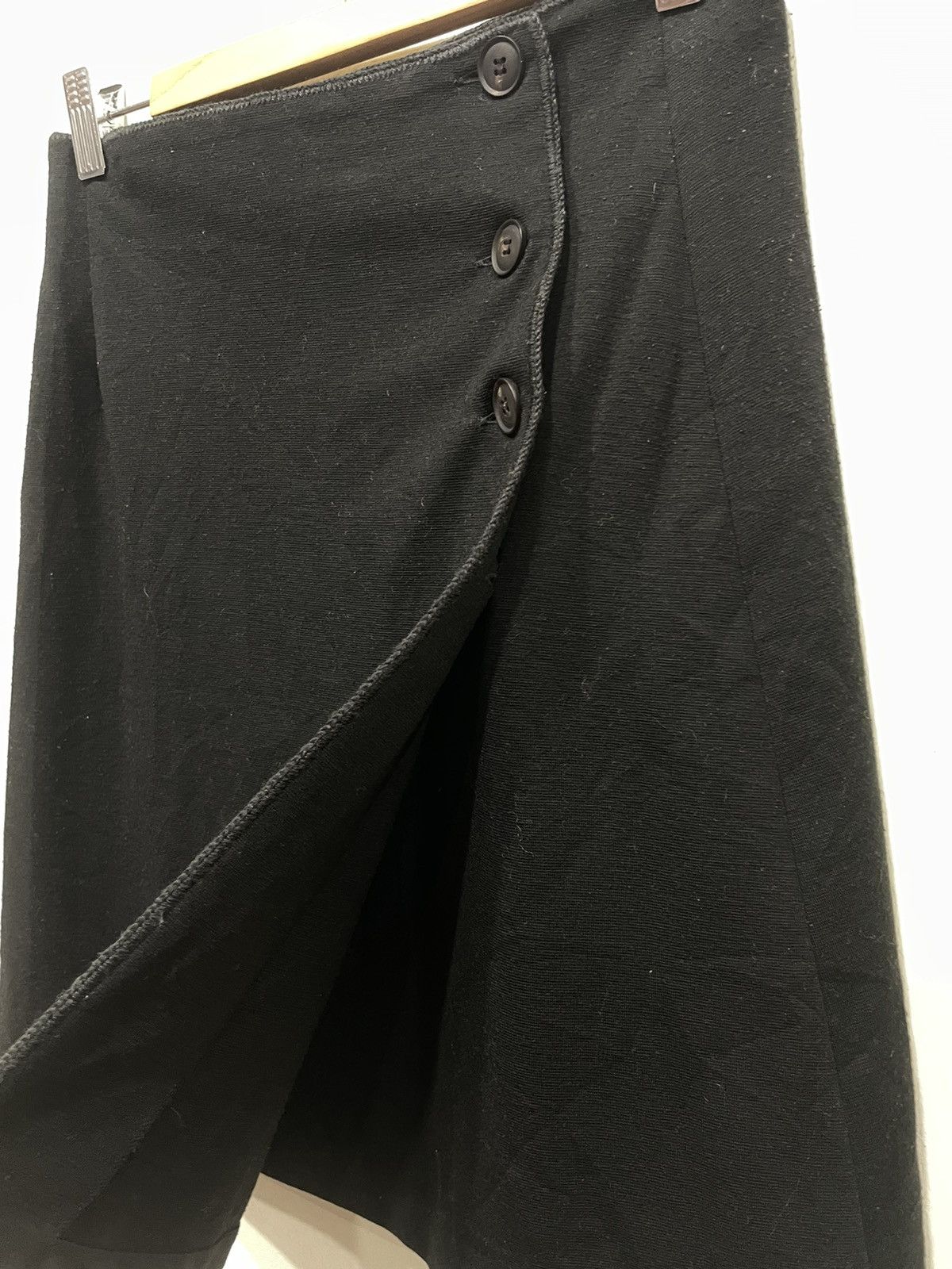 Yohji Yamamoto Y’s Bis Wrap Mini Skirts Size 28" / US 6 / IT 42 - 3 Thumbnail