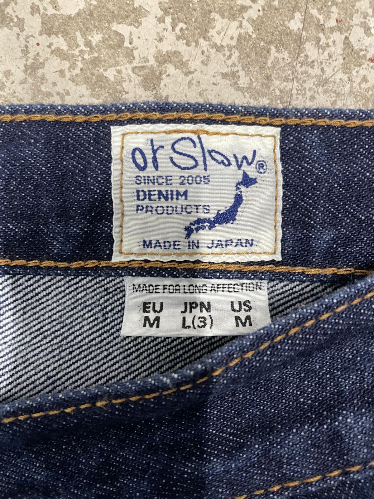 Orslow Slow 101 Denim Made in Japan Size US 32 / EU 48 - 2 Thumbnail