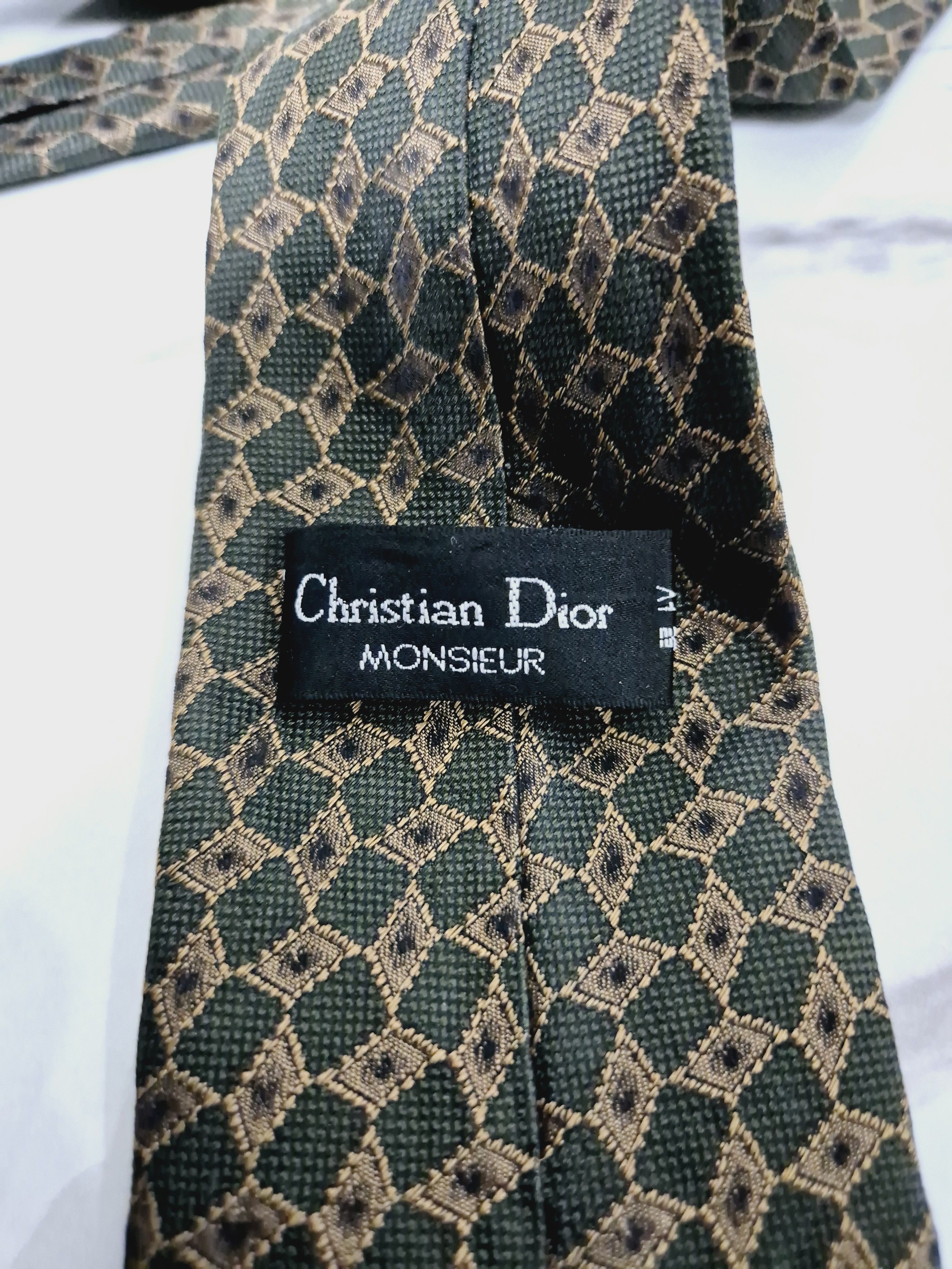 Christian Dior Monsieur × Dior Christian Dior Silk Tie Size ONE SIZE - 4 Thumbnail