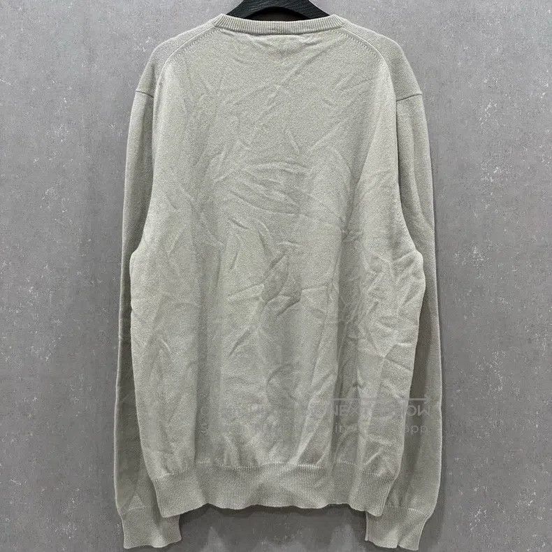 Hermes Hermes light brown patterned floral round neck cashmere kn Size US XL / EU 56 / 4 - 2 Thumbnail