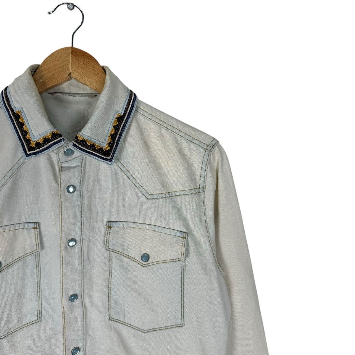Valentino 🌟VALENTINO WESTERN FLANNEL BUTTON SHIRT Size US S / EU 44-46 / 1 - 4 Thumbnail
