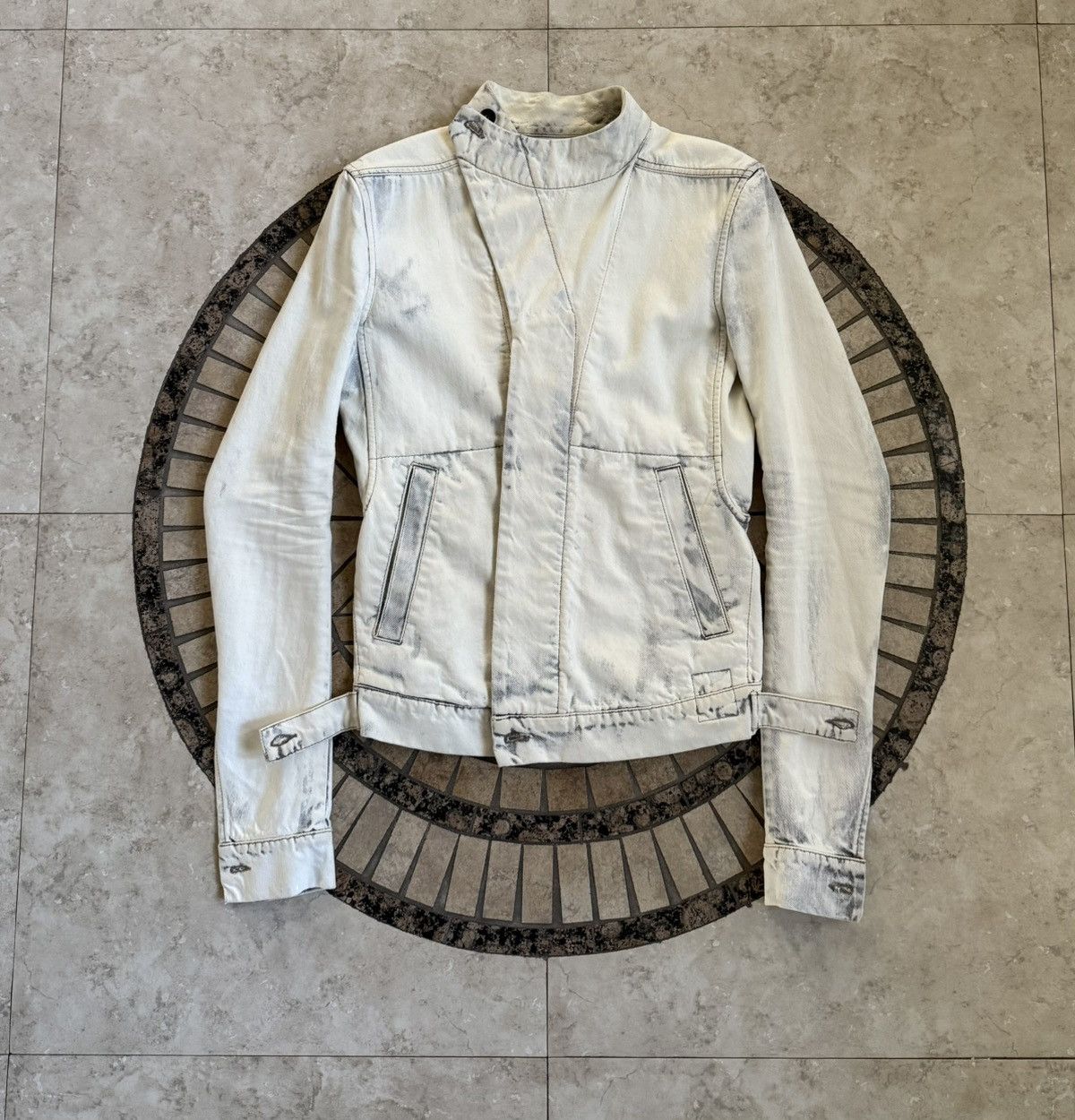 Rick Owens × Rick Owens Drkshdw 2010’s Rick Owens DRKSHDW Slave Denim Jacket Size US XS / EU 42 / 0 - 1 Thumbnail