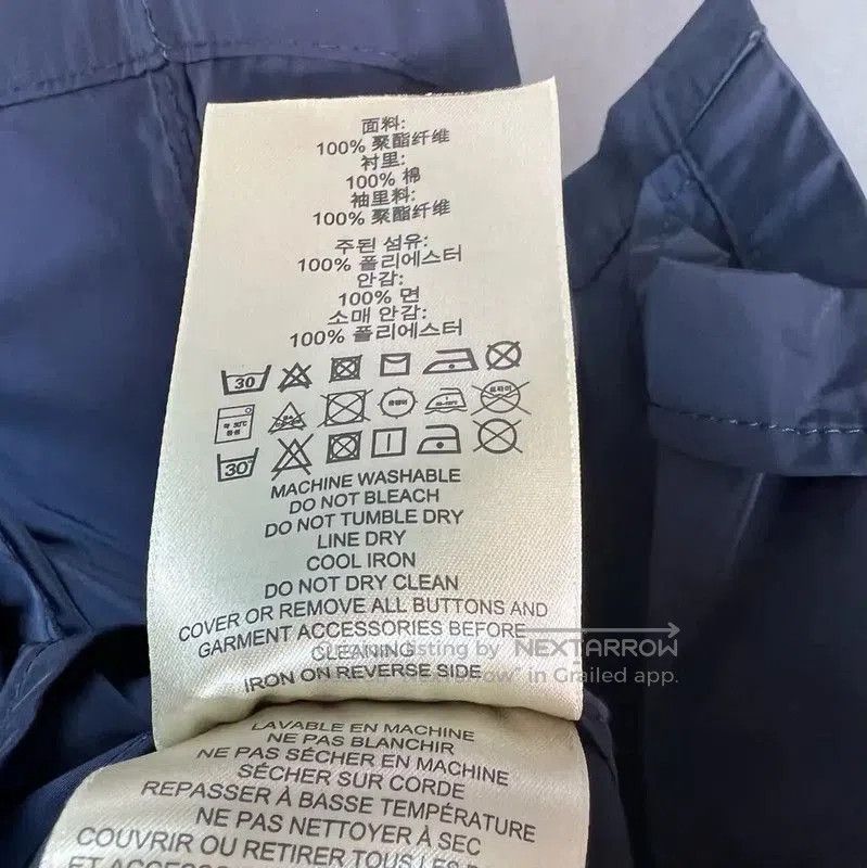 Burberry Burberry Women's Dark Blue Cotton Trench Coat. Size S / US 4 / IT 40 - 4 Thumbnail