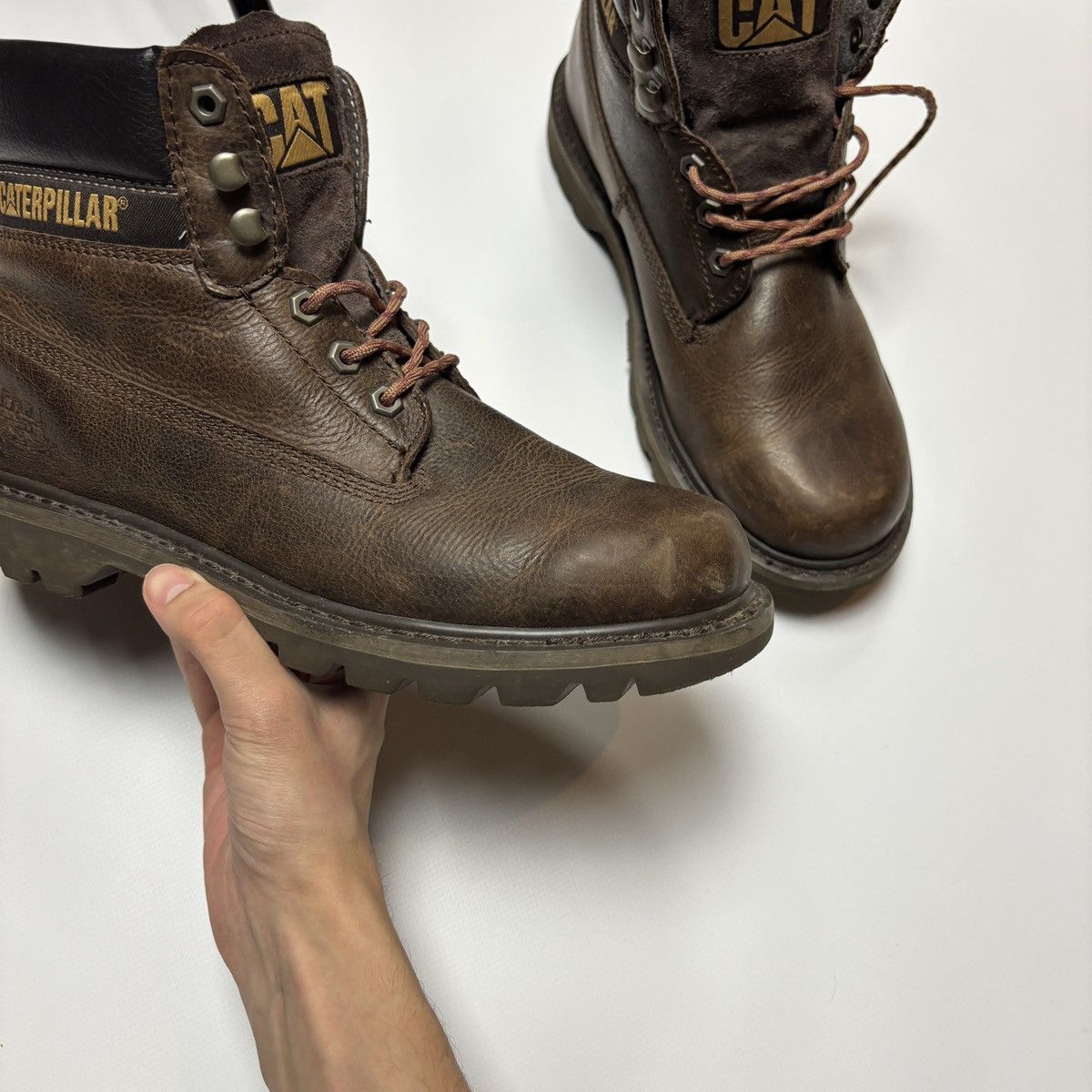 Caterpillar × Timberland CATERPILLAR VINTAGE REAL LEATHER BOOT Size US 10 / EU 43 - 9 Thumbnail