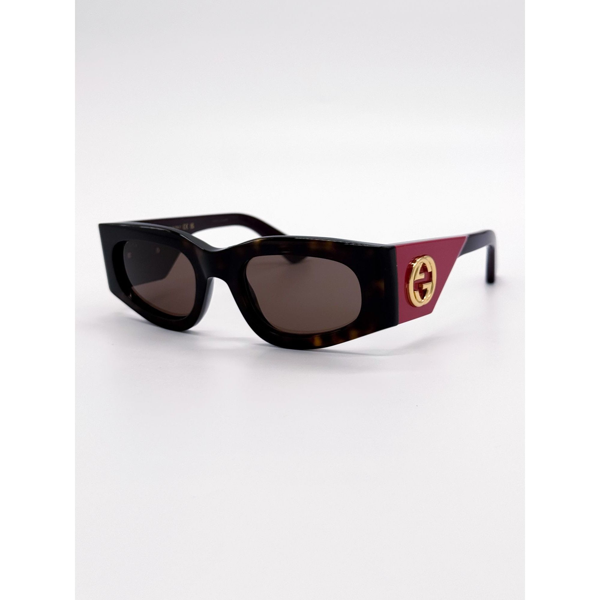 Gucci NEW GUCCI SUNGLASSES GG1664S 004 HAVANA RED WOMEN GUCCI Size ONE SIZE - 3 Thumbnail