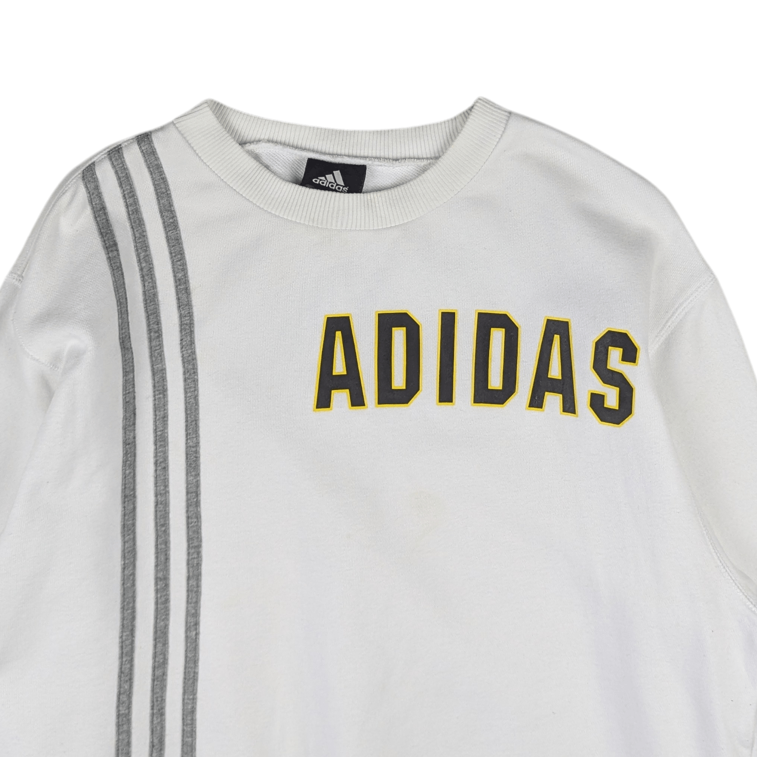 Adidas ADIDAS Big Spell Out Logo Crewneck Sweatshirts Size US S / EU 44-46 / 1 - 5 Thumbnail
