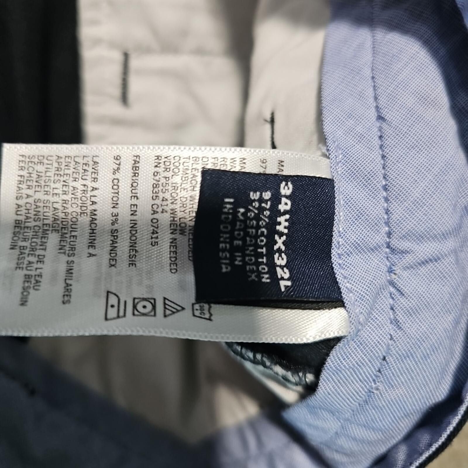 Nautica Nautica 34/32 Tailored Fit Black Beacon Pants NWT Size US 34 / EU 50 - 4 Thumbnail