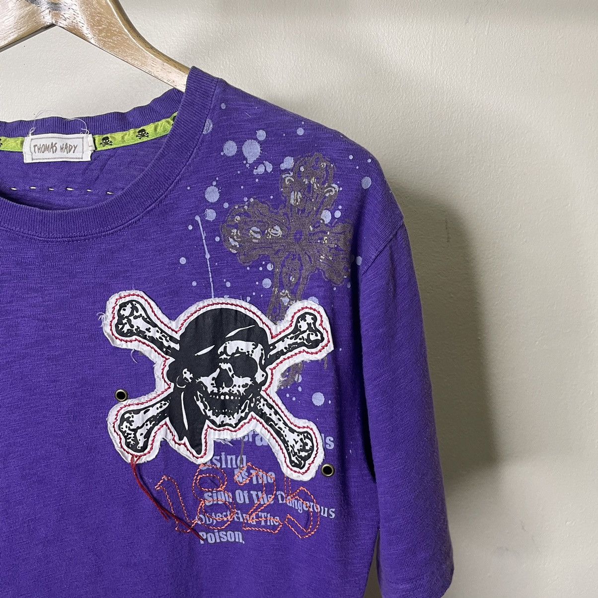 Japanese Brand Thomas Hady Skulls Ifsixwasnine Hysterics Punk T Shirt Size US L / EU 52-54 / 3 - 2 Thumbnail