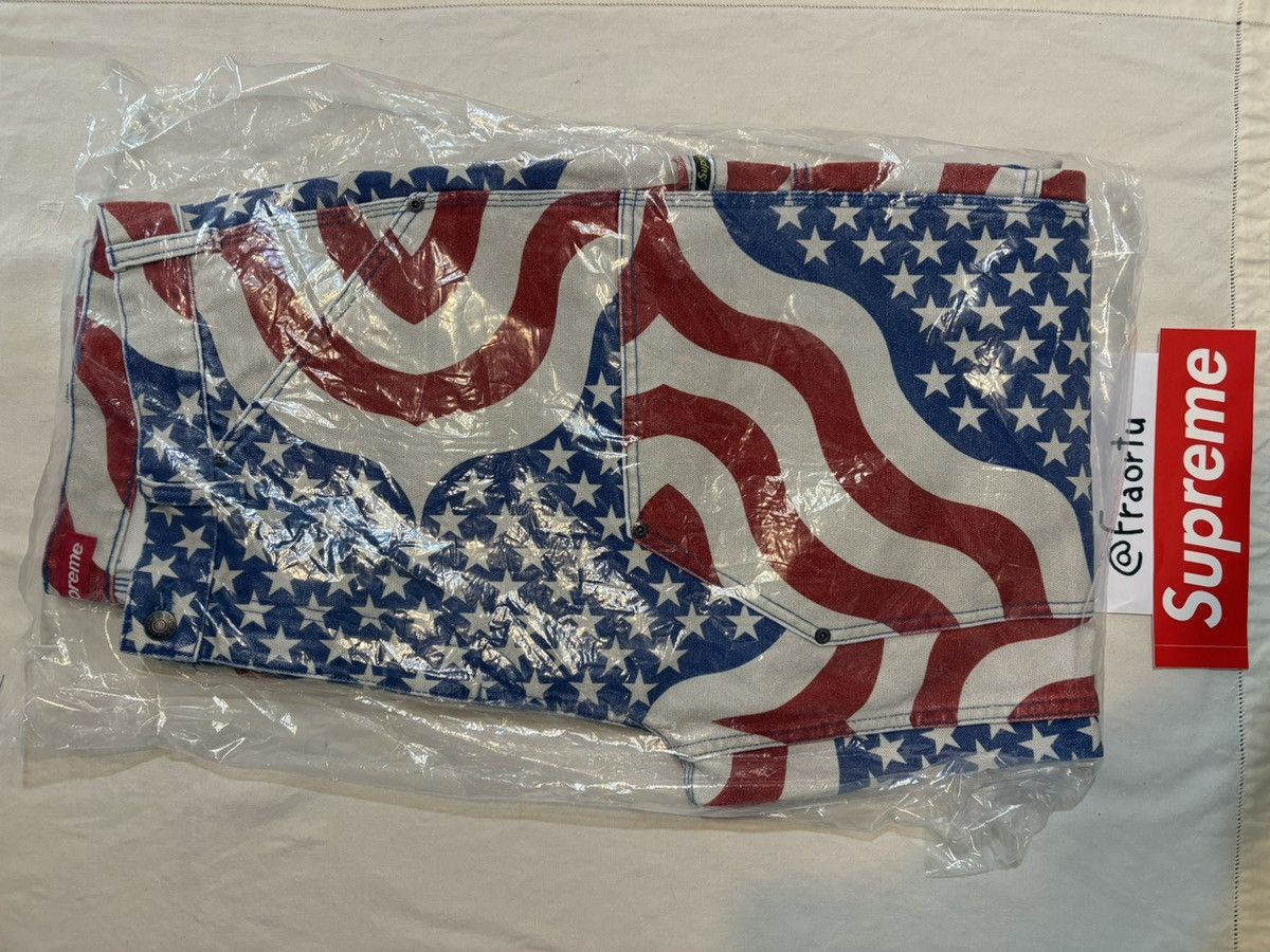 Supreme Flag Double Knee Painter Pant - Size:36 Size US 36 / EU 52 - 12 Thumbnail