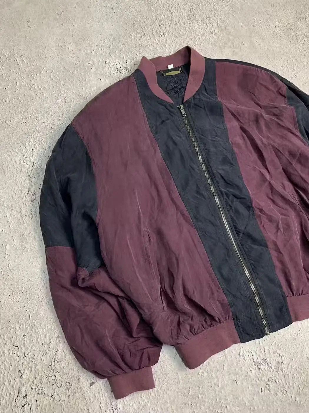 Japanese Brand Vintage Bombers SILK 100% OVERPRINT BOMBERS japanese Style Size US M / EU 48-50 / 2 - 8 Thumbnail