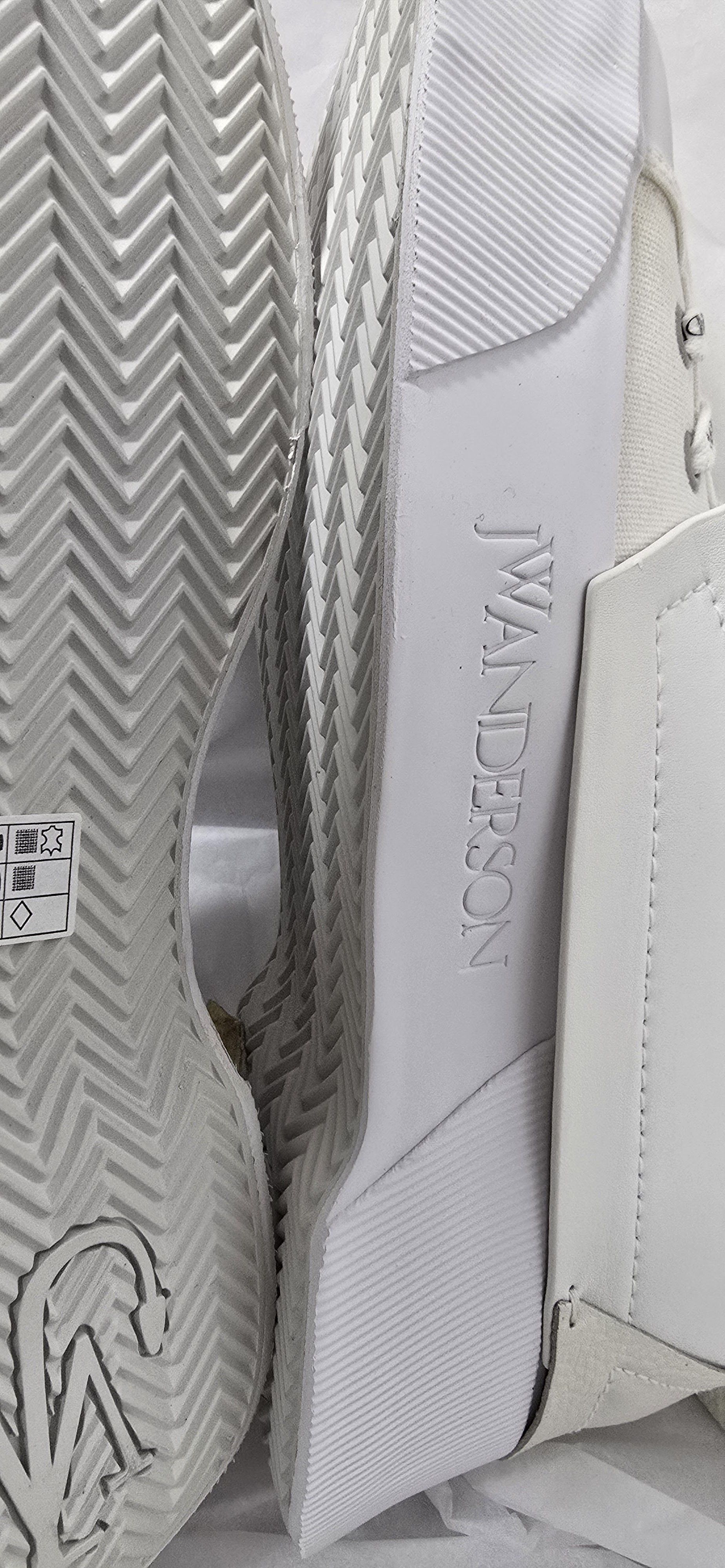 JW Anderson High Top Platform Sneakers White RRP $450 Size US 11 / EU 44 - 6 Thumbnail