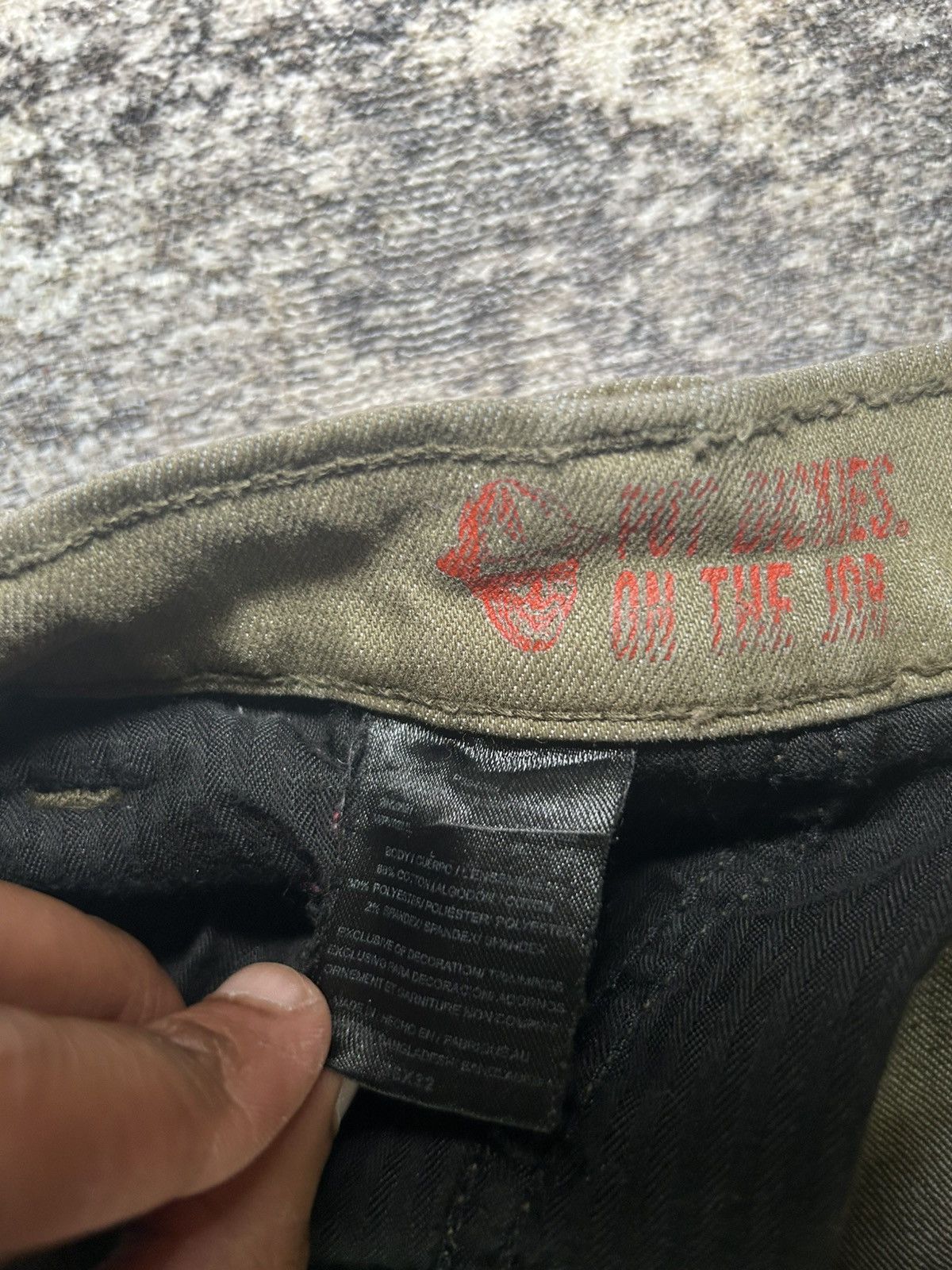 Dickies Olive Green Dickies Skateboard Pants Size US 34 / EU 50 - 6 Thumbnail