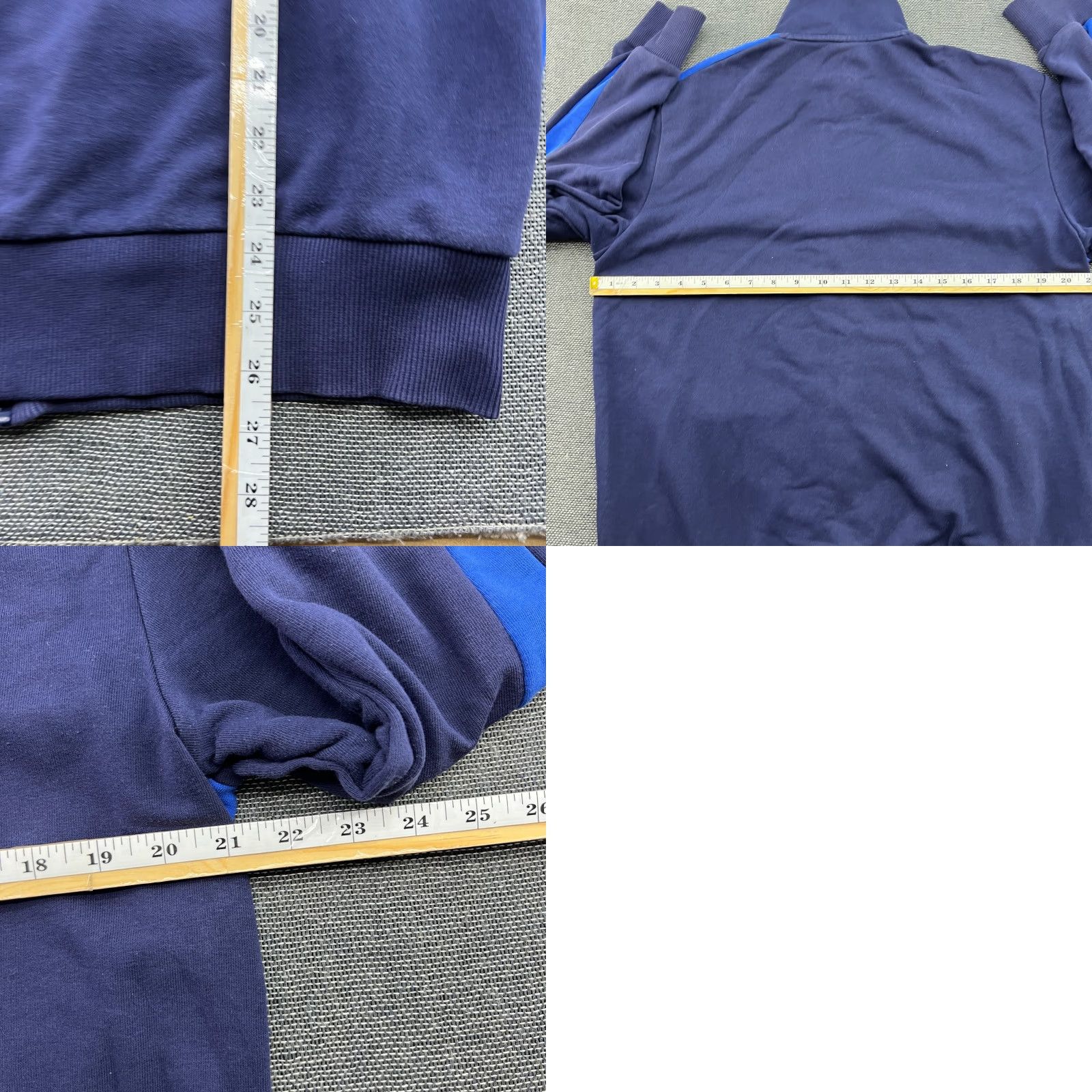Puma PUMA Track Jacket Football Long Sleeve Mid-Length Zip Full Zip Blue M Men Size US M / EU 48-50 / 2 - 8 Thumbnail