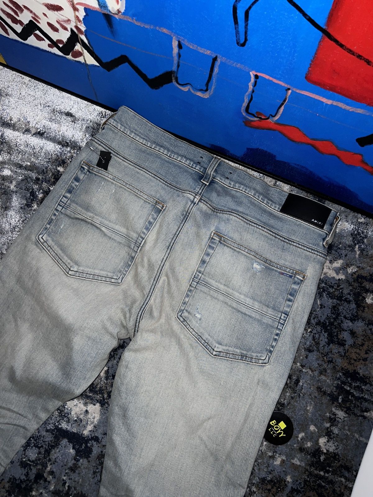 Amiri Amiri sky blue patch mx1 jeans 32 Size US 32 / EU 48 - 5 Thumbnail