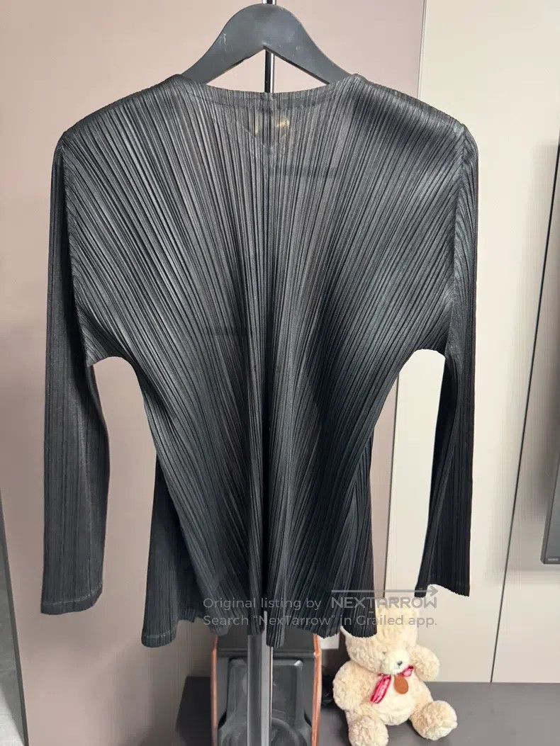 Issey Miyake Issey Miyake Black Long Cardigan Size S / US 4 / IT 40 - 2 Thumbnail