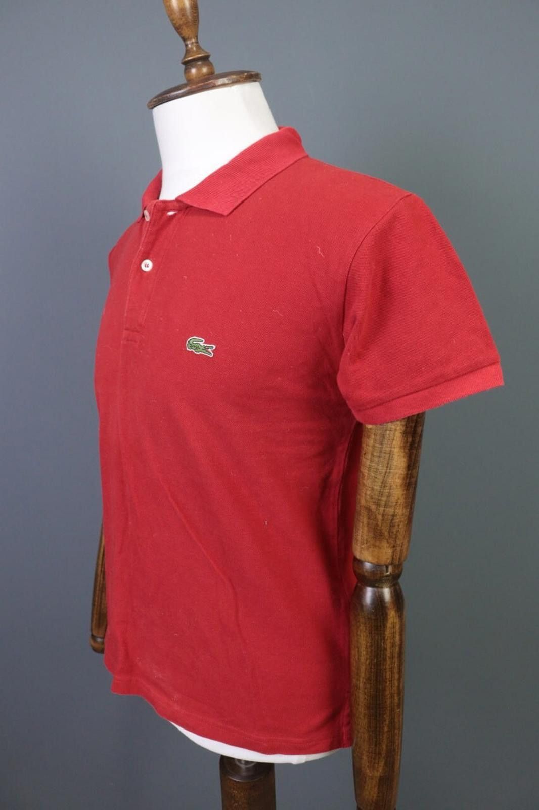 Lacoste Men Lacoste Red Short Sleeve Polo Shirt Size 5 / L Size US L / EU 52-54 / 3 - 6 Thumbnail