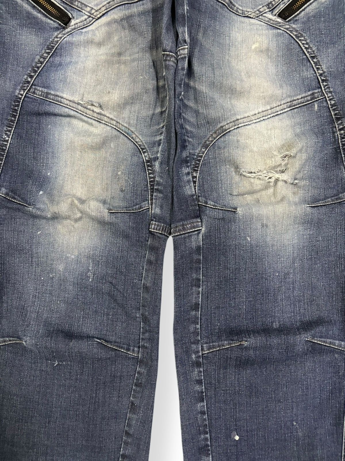 Dickies Vintage Dickies Loose Tapered Double Knee Style Cargo Jeans Size US 34 / EU 50 - 6 Thumbnail