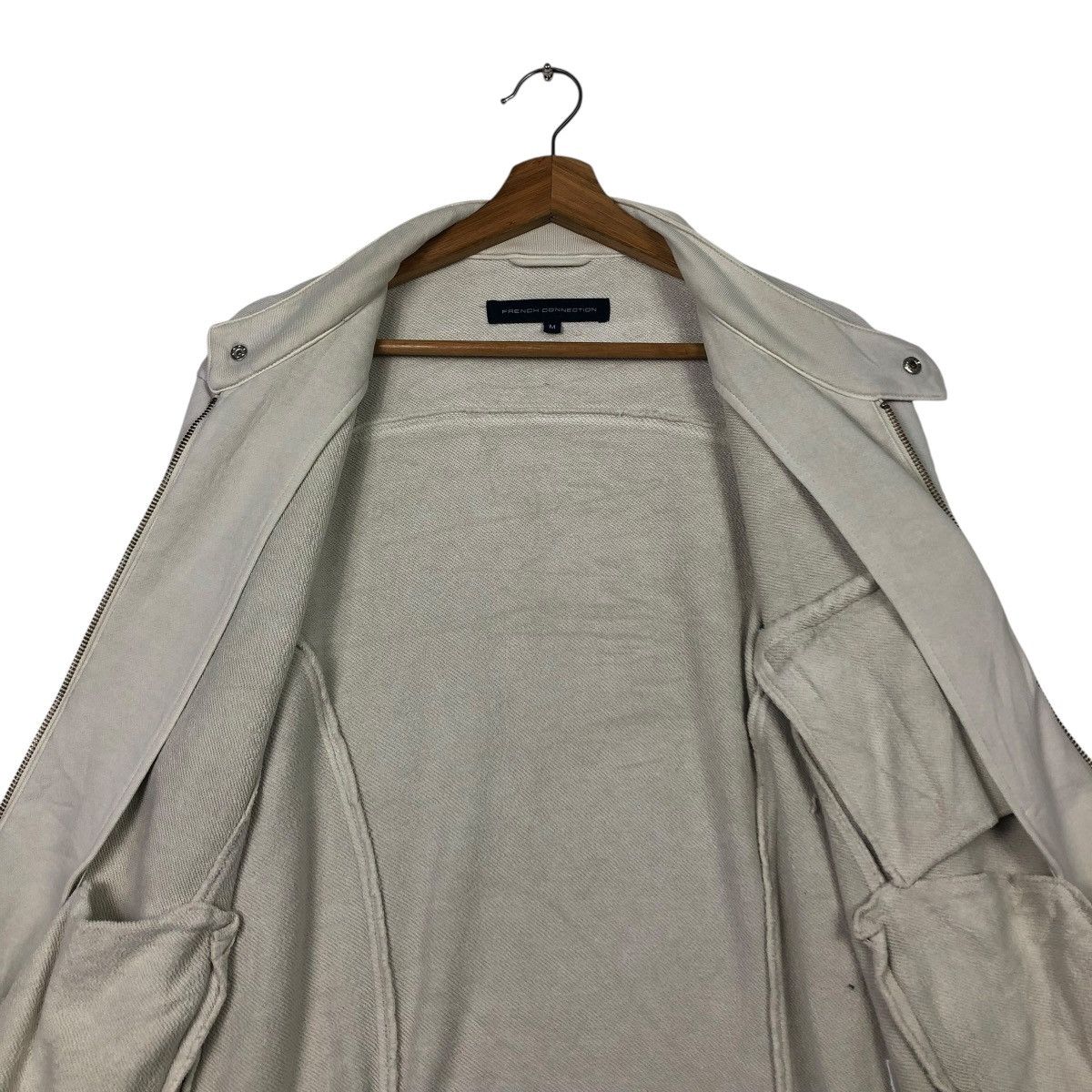 Issey Miyake 🔥VINTAGE CROPPED BIKER JACKET FRENCH CONNECTION BONDAGE Size US M / EU 48-50 / 2 - 16 Thumbnail