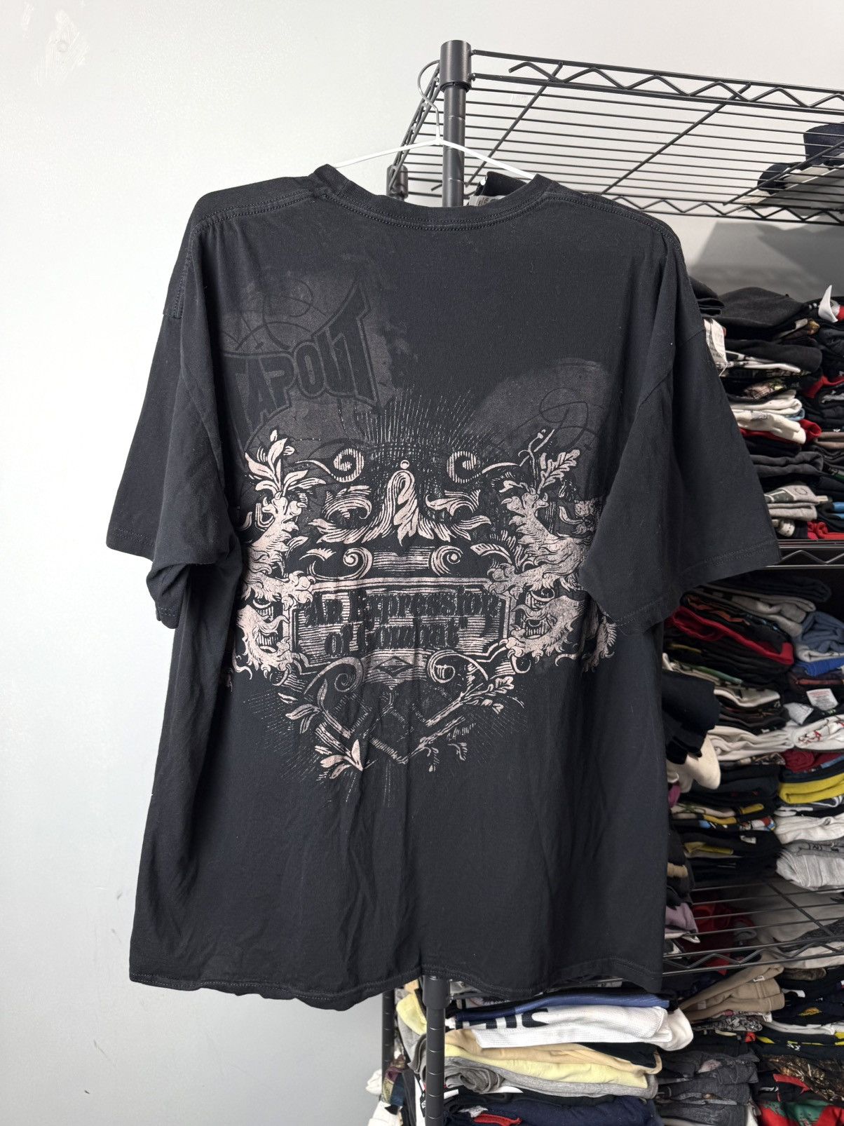 Tapout Y2K Tapout Boxing Vintage T Shirt Skull Jnco Affiction Size US XL / EU 56 / 4 - 2 Thumbnail