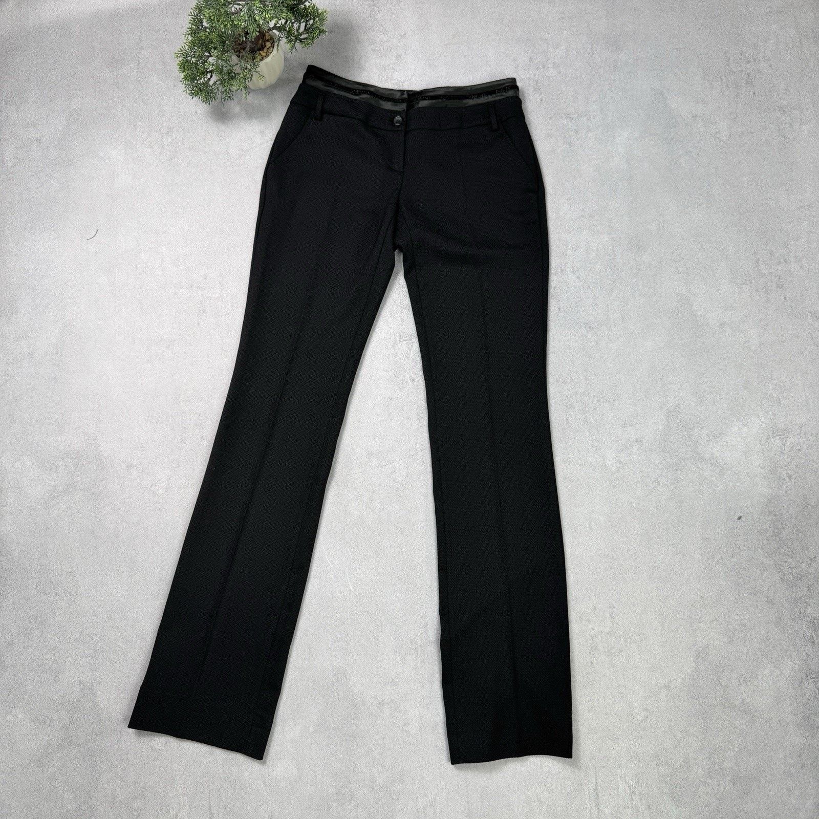 Dolce & Gabbana Vintage Dolce Gabbana Women Trousers Black Pants Size 28" / US 6 / IT 42 - 1 Thumbnail