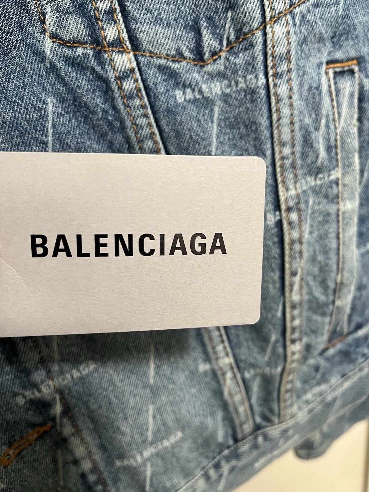 Balenciaga Balenciaga Denim Jacket Size US M / EU 48-50 / 2 - 6 Thumbnail