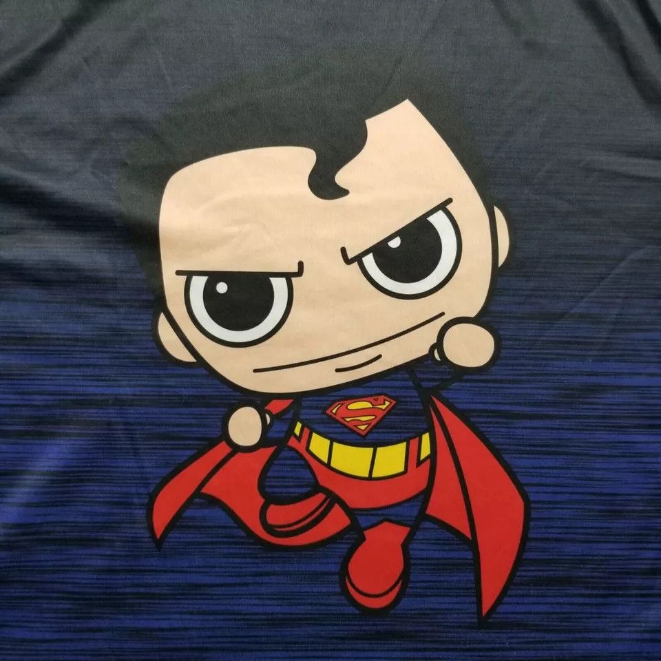 Other Superman Shirt Mens Medium Blue Short Sleeve Round Neck Size US M / EU 48-50 / 2 - 5 Thumbnail