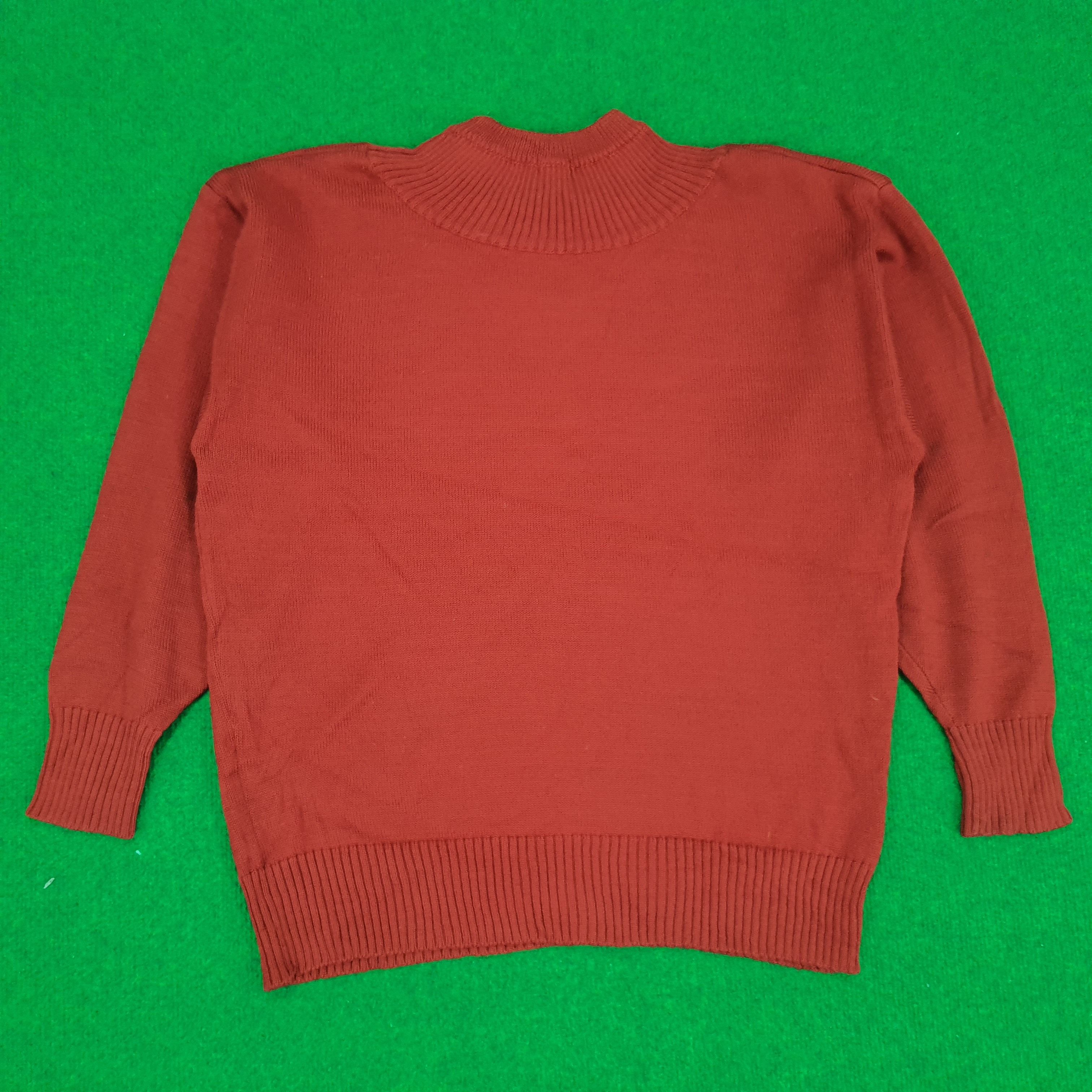 Vintage Vintage Henri Luccapuis Happy Ski Knitted Sweatshirt Size US M / EU 48-50 / 2 - 3 Thumbnail