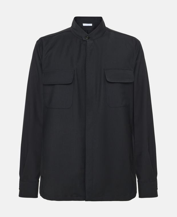 Boglioli Wool-blend overshirt Size US L / EU 52-54 / 3 - 1 Thumbnail