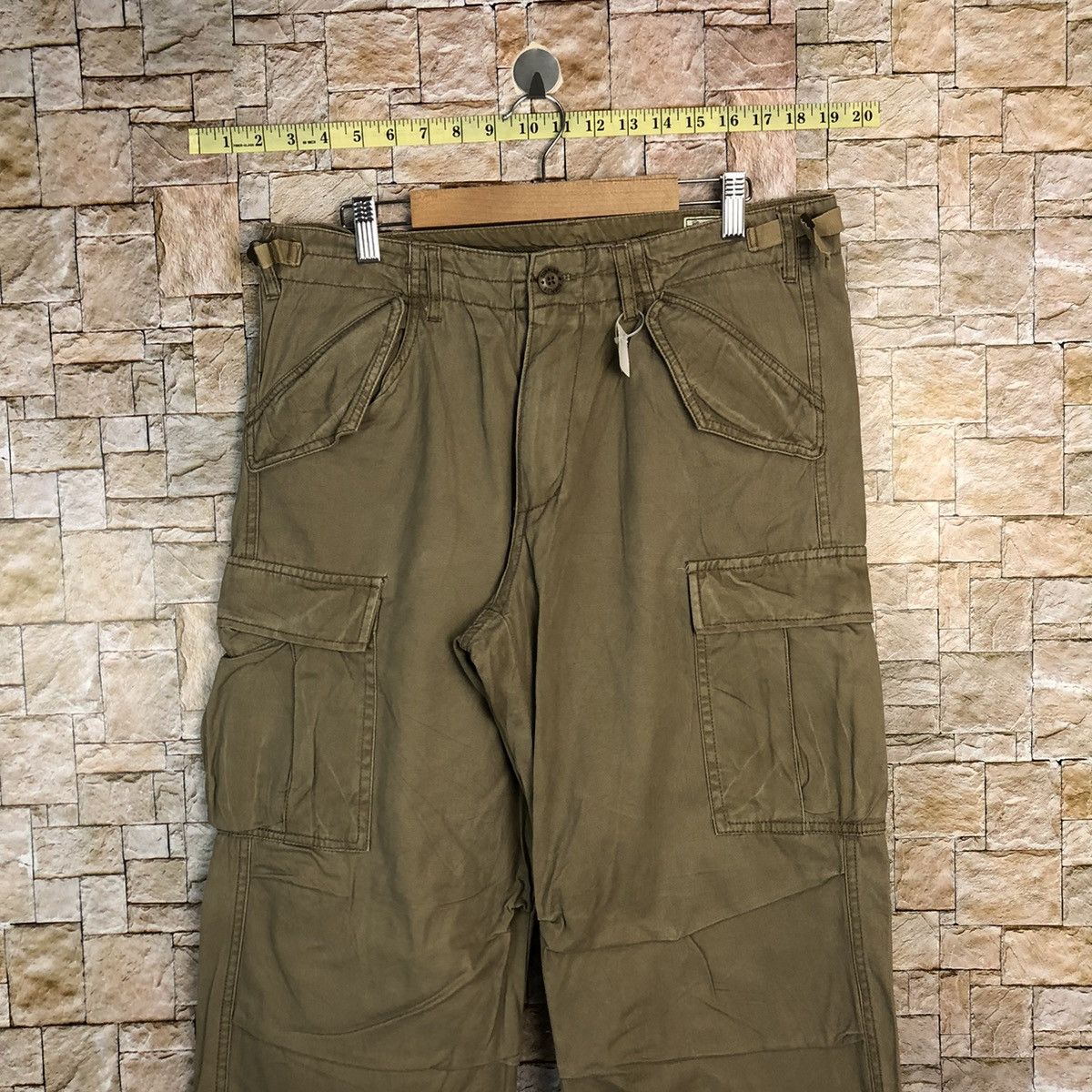 Surplus Research Surplus Brown utility tactical Cargo Multipocket Pants #A322 Size US 32 / EU 48 - 2 Thumbnail