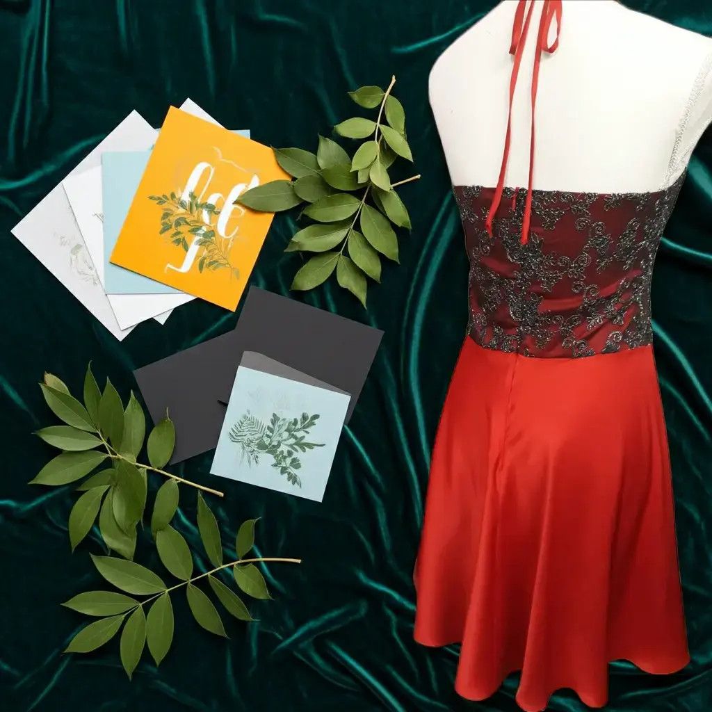 Other Italy Cocktail Dress Size M / US 6-8 / IT 42-44 - 6 Thumbnail