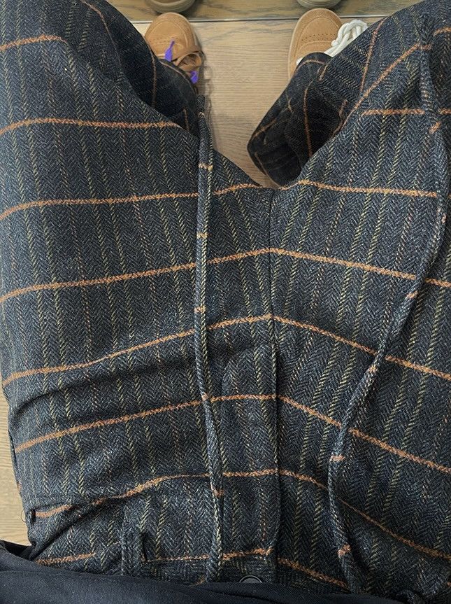 Japanese Brand × Vintage Retro y2k fashion plaid check wool baggy pants Size US 32 / EU 48 - 7 Thumbnail
