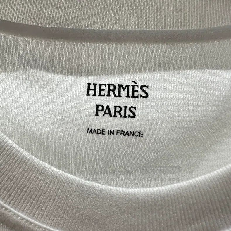 Hermes Hermes H Ribbing Embroidered Short Sleeve Size M / US 6-8 / IT 42-44 - 3 Thumbnail
