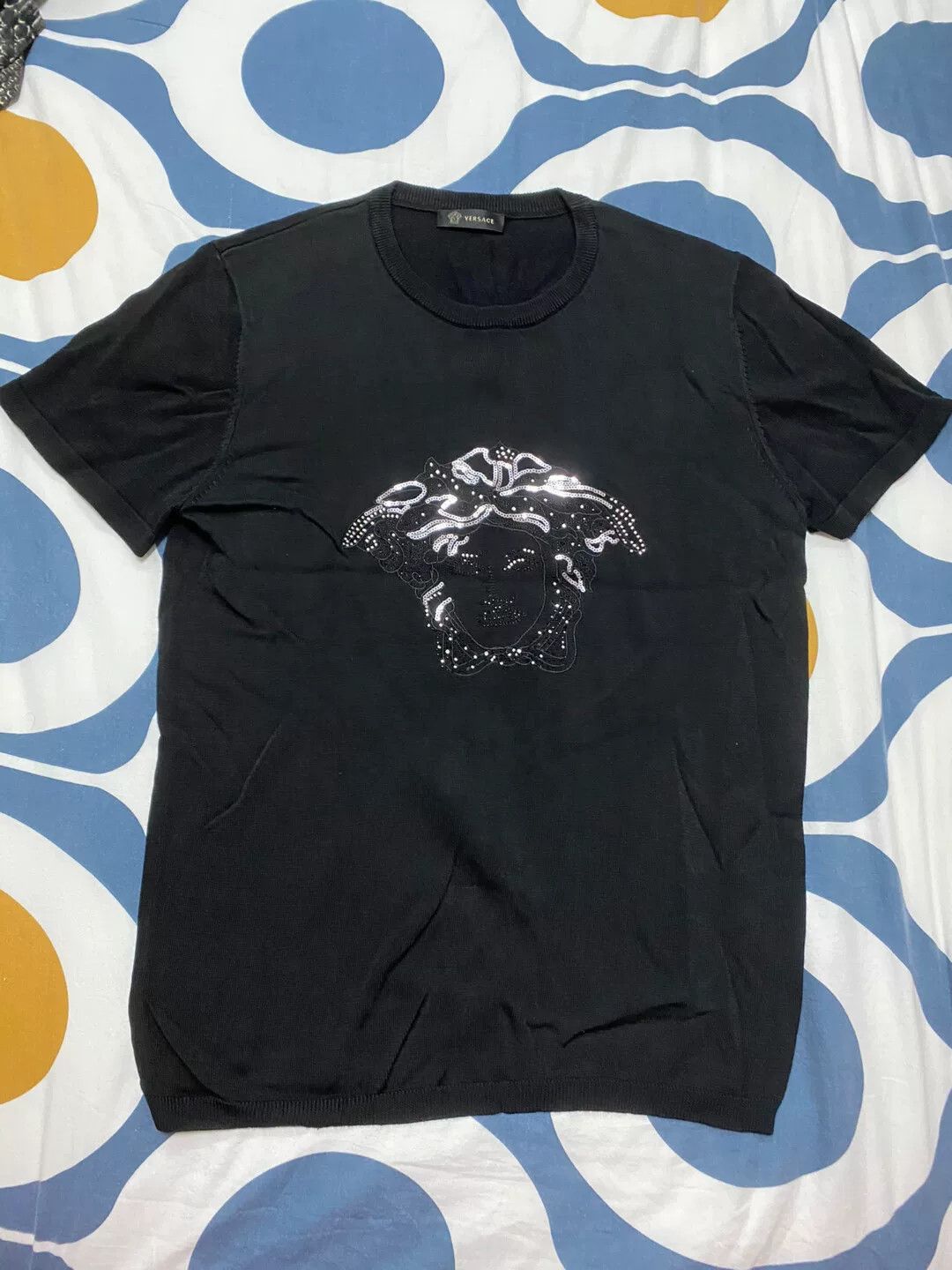 Versace Versace Medusa Knit Short Sleeve T-shirt Size US M / EU 48-50 / 2 - 1 Thumbnail