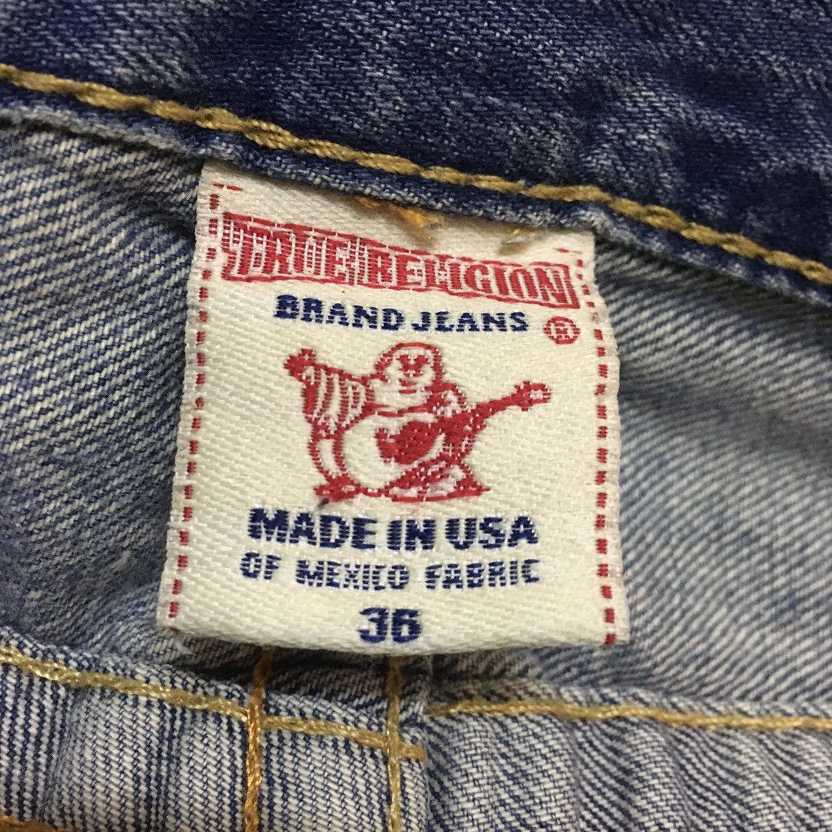 True Religion Rare Design Vintage Brand True Religion Flared Jeans 1990s Size US 36 / EU 52 - 6 Thumbnail