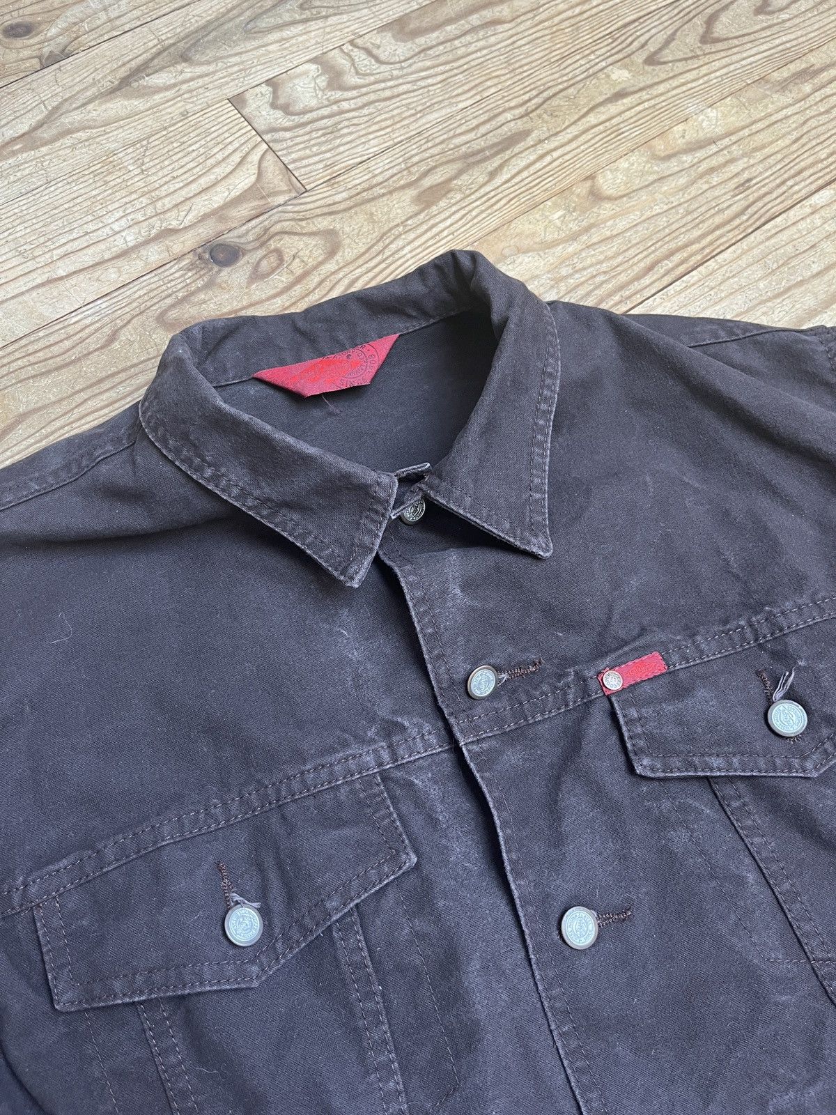 Jean × Vintage Brown Jean Denim Jacket Lee Cooper Size US XXL / EU 58 / 5 - 2 Thumbnail