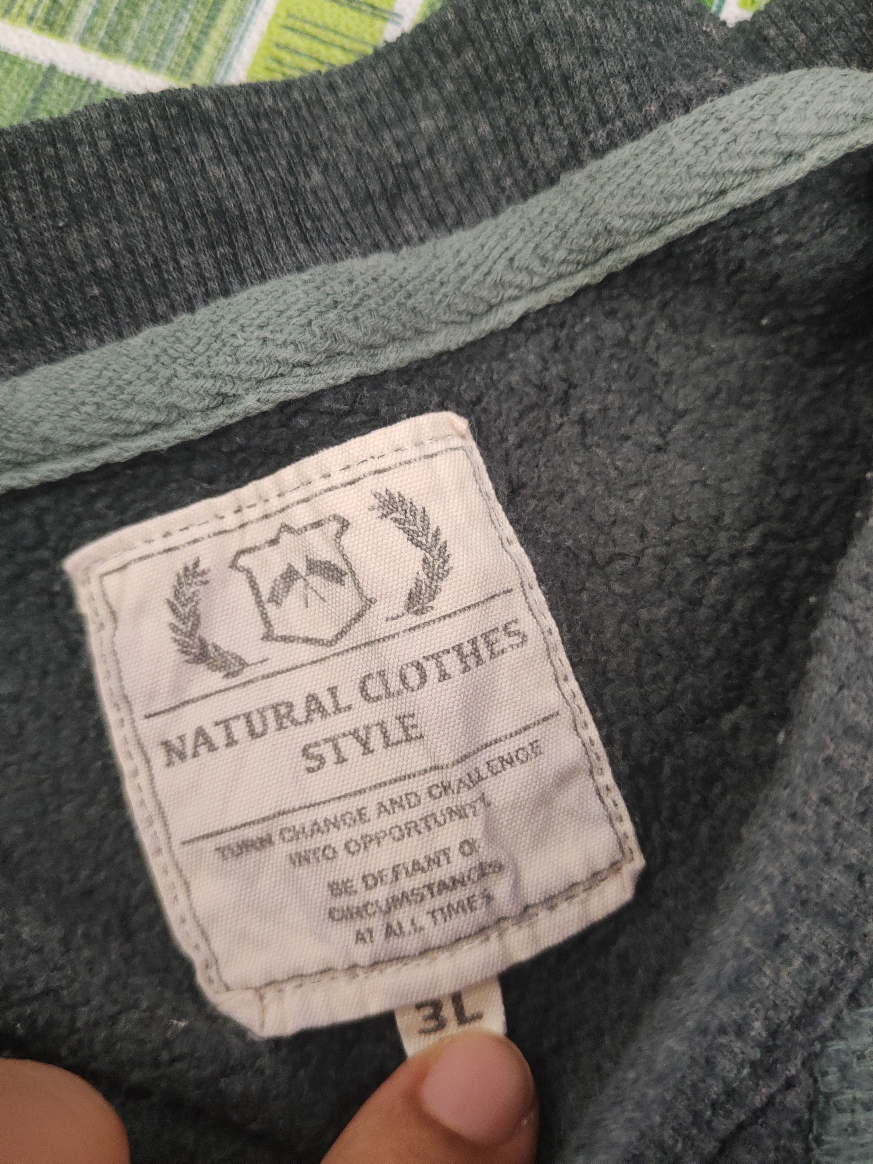Japanese Brand Vintage Japanese Brand Dark Green Sweatshirts Size US L / EU 52-54 / 3 - 12 Thumbnail