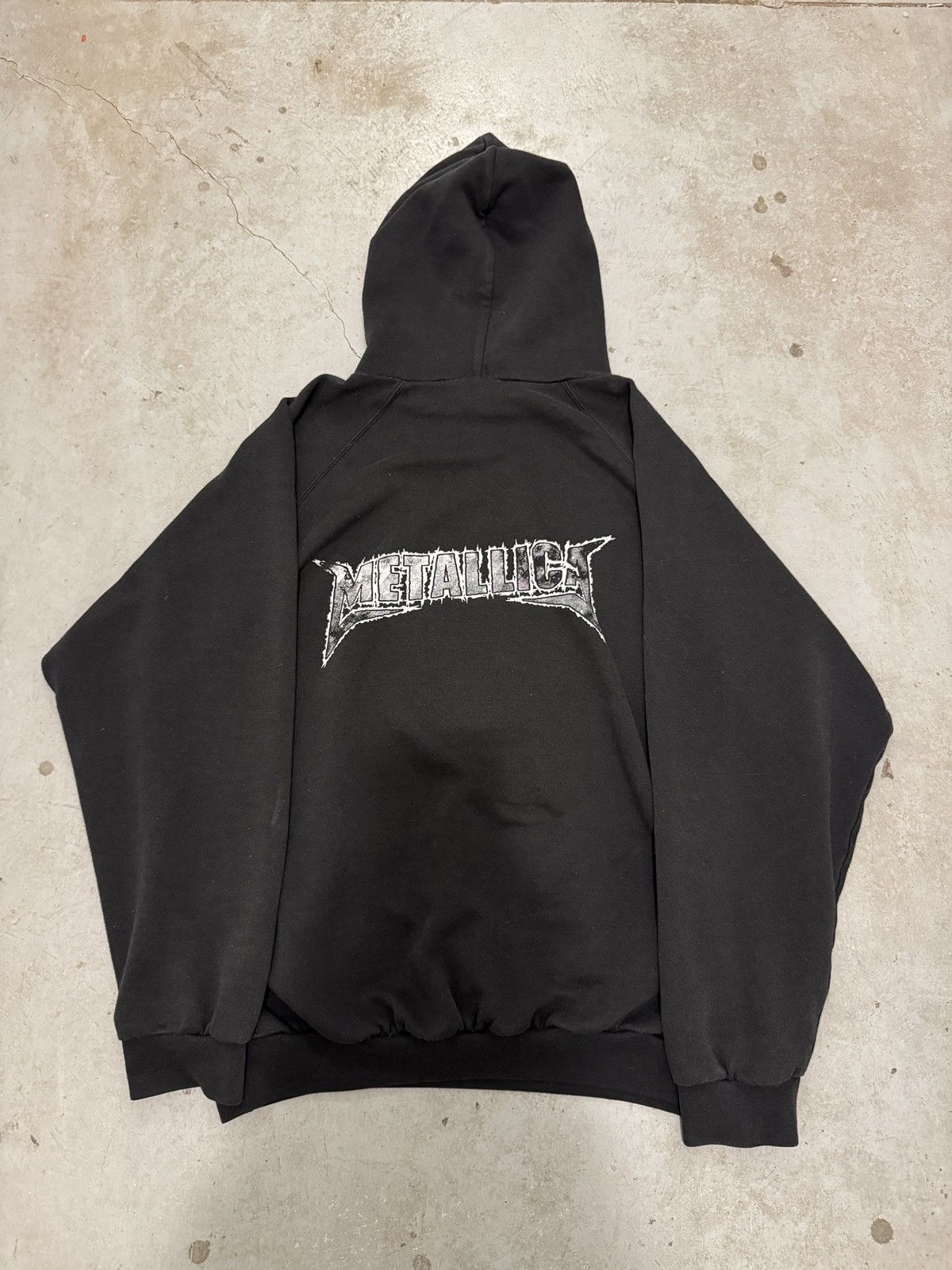 Metallica *RARE* VINTAGE METALLICA HOODIE 00s 90s BAND Size US XXL / EU 58 / 5 - 11 Thumbnail