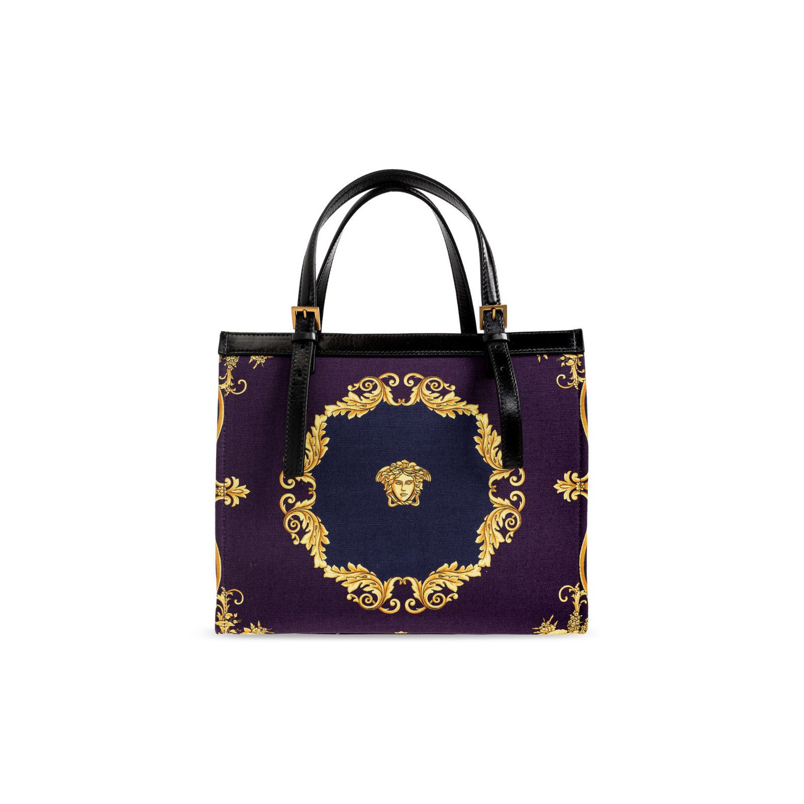 Versace Versace Riviere Purple Tote Bag New & Authentic Size ONE SIZE - 2 Thumbnail